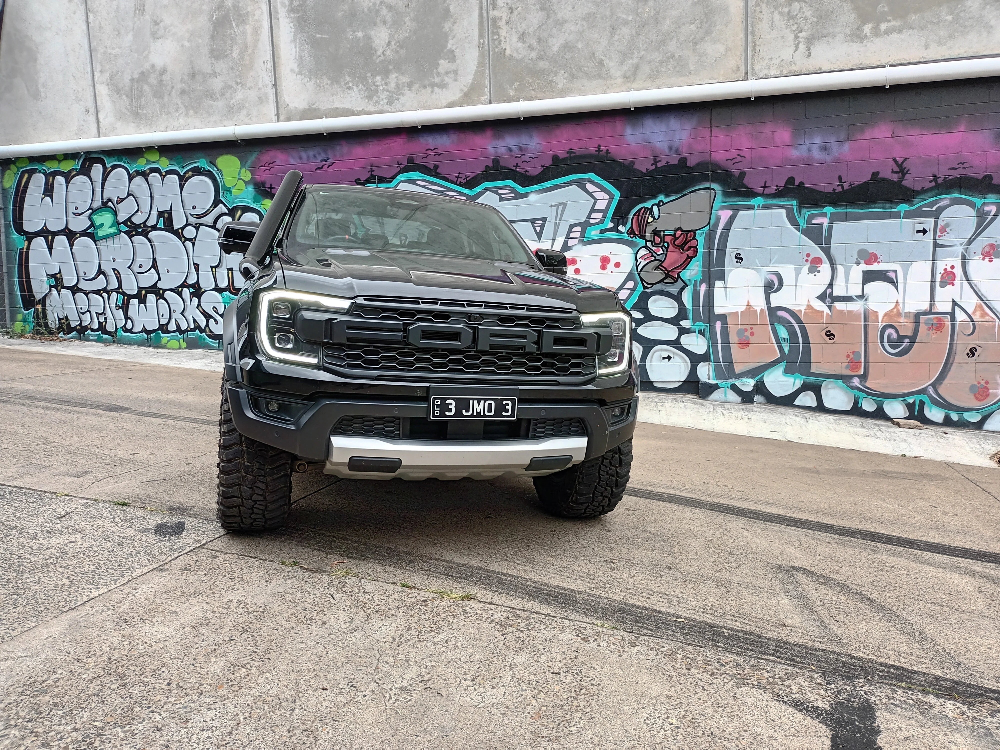 Ford Ranger (2022-2025) Next Gen RAPTOR 4" Stainless Steel Snorkel Kit - Meredith Metalworks - Image 2