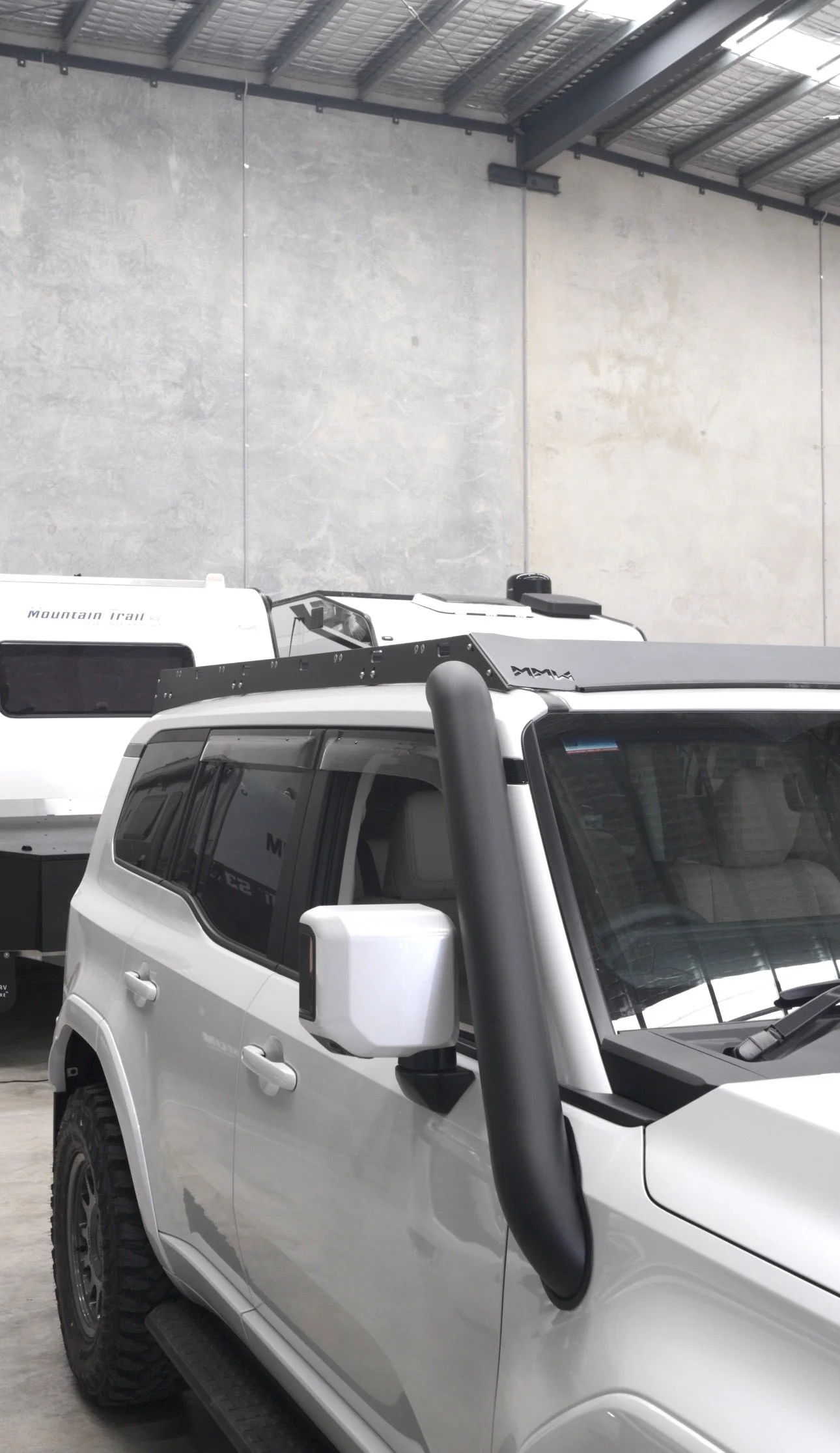 250 Series LandCruiser Prado (2024+) 4" Stainless Steel Snorkel Kit