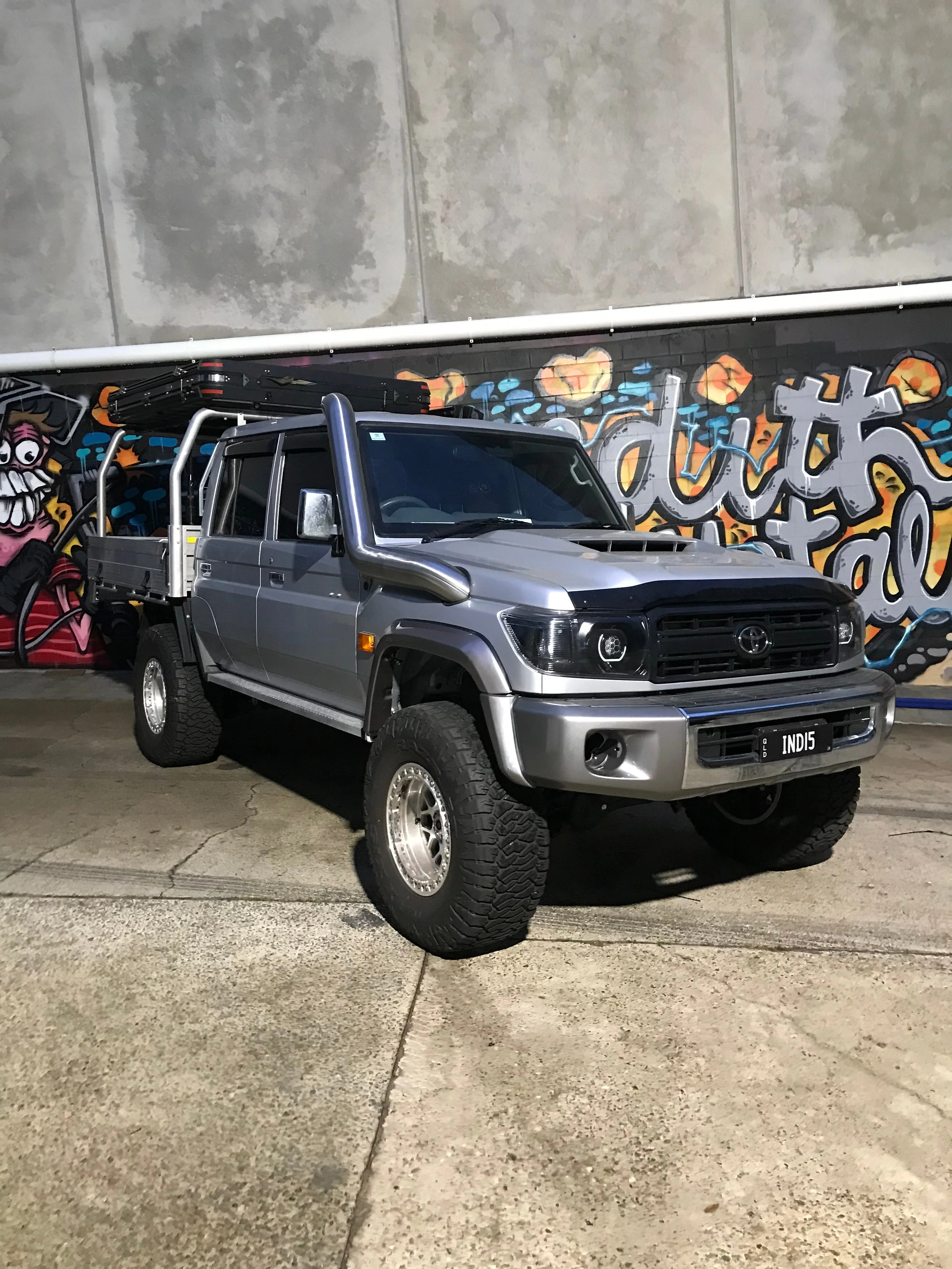 Toyotoa Landcruiser (1999-2022) 5" 76/78/79 Series Landcruiser Stainless Steel Snorkel Kit - Meredith Metalworks - Image 2
