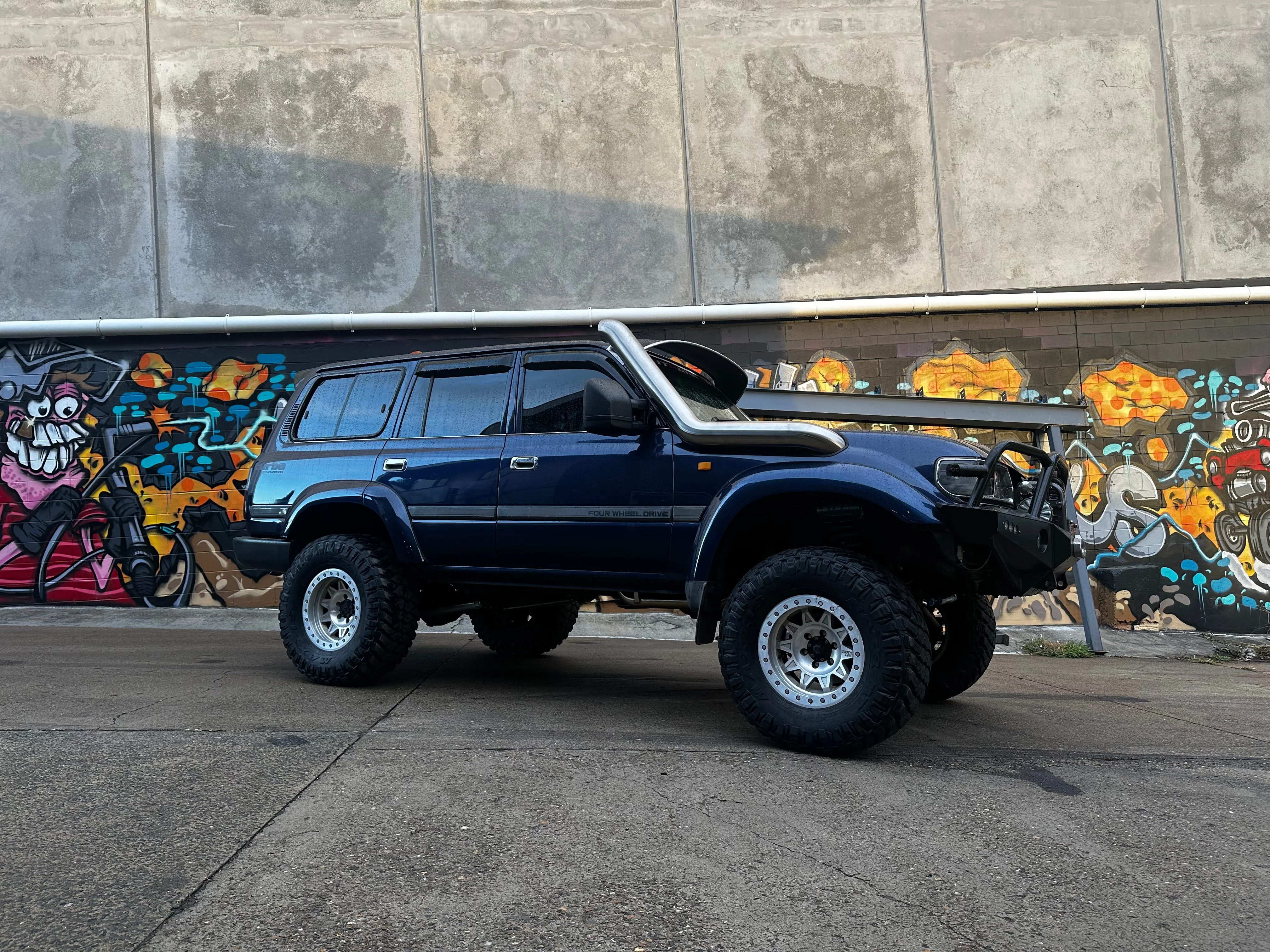 Toyota Landcruiser (1990-1998) 5" 80 Series LandCruiser (1990–1998) Stainless Steel Snorkel Kit - Meredith Metalworks - Image 2