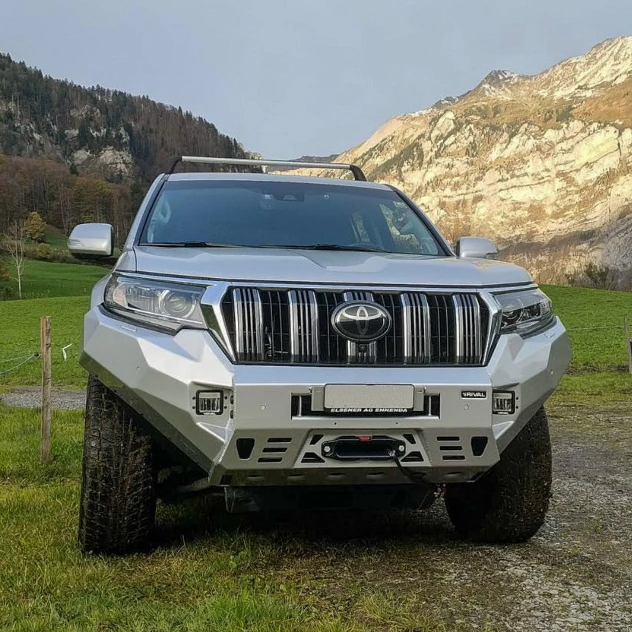 Toyota Prado (2018-2024) Aluminium Front Bumper Toyota Land Cruiser Prado 2018+ - Image 3
