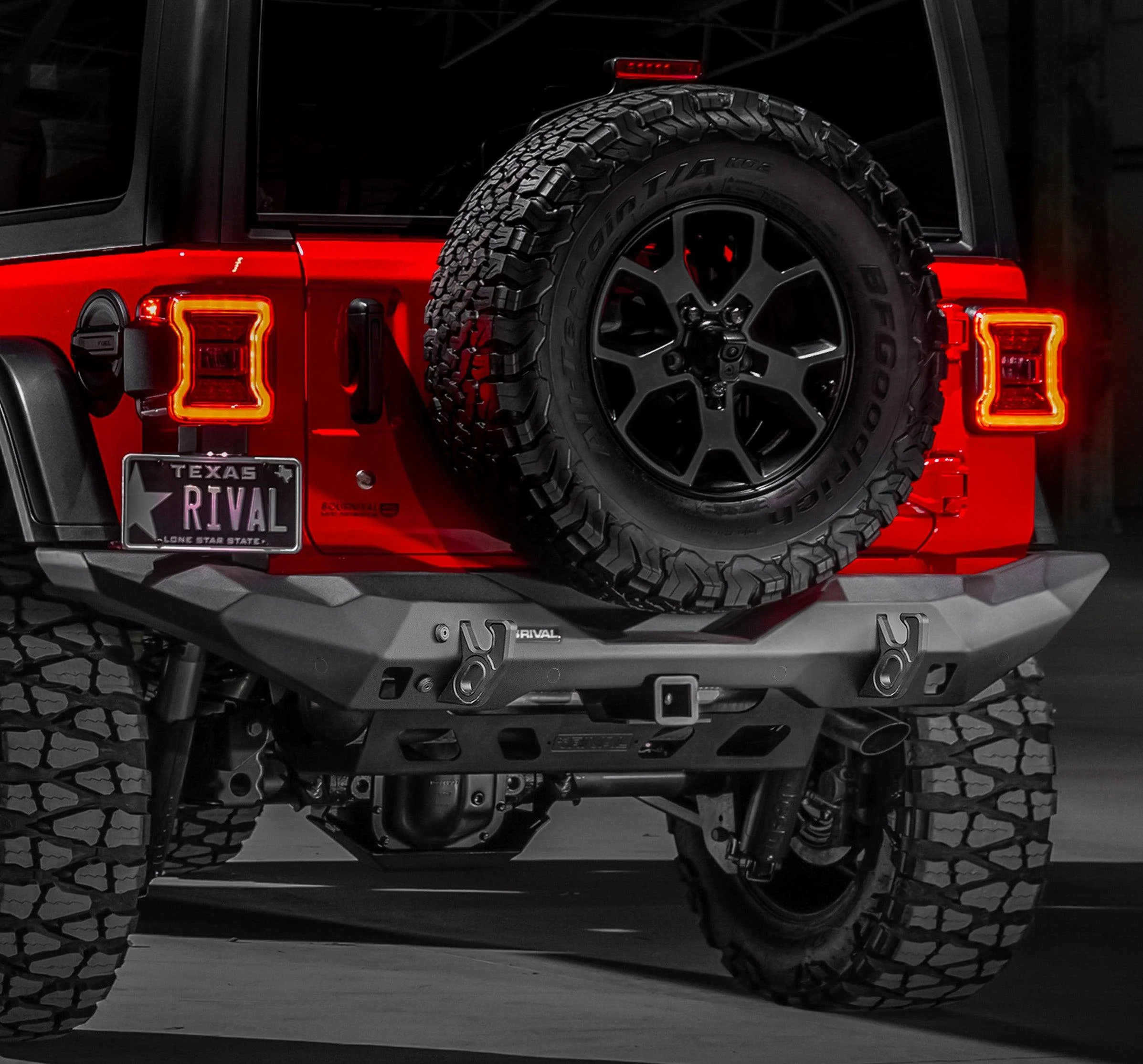Jeep Wrangler (2018-2022) Aluminium Rear Bumper Jeep Wrangler JL 2018+ - Image 3