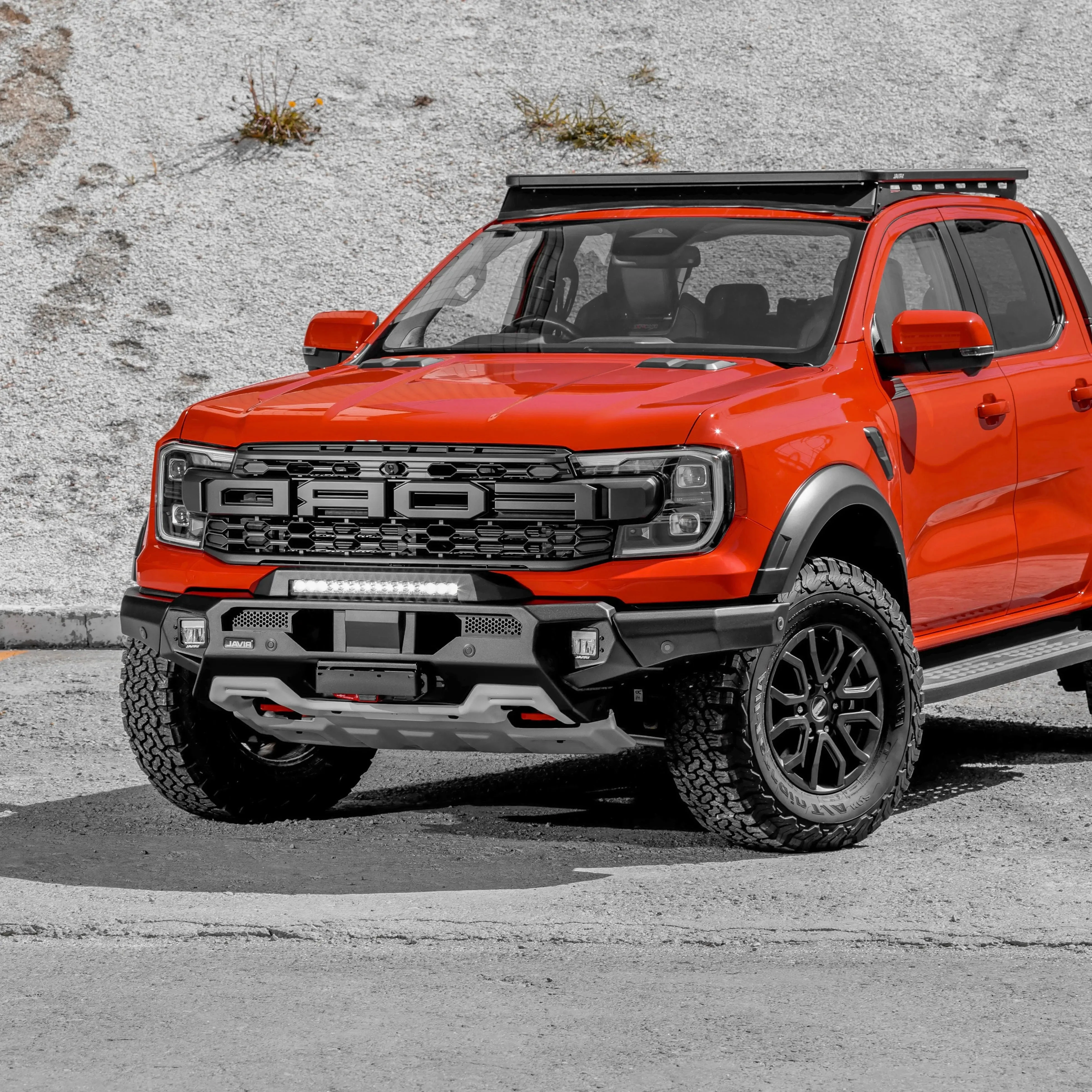 Ford Ranger (2022-2025) RAPTOR Aluminum Front Bar includes RIVAL LED FOG lights (Set of 2) - Image 8
