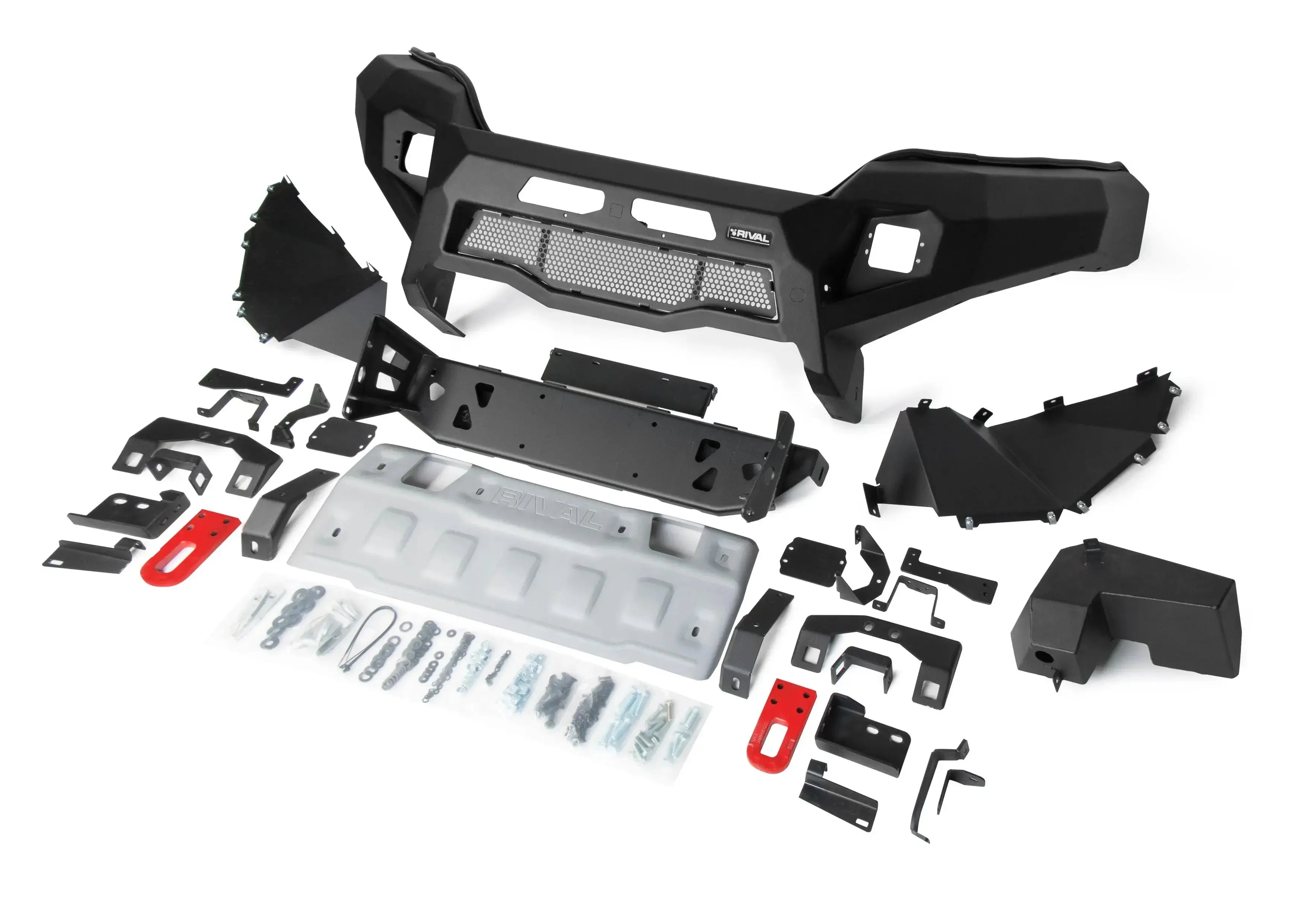 Mitsubishi Triton (2019-2023)  MR Aluminum Front Bar -  includes RIVAL FOG lights (Set of 2) - Image 3