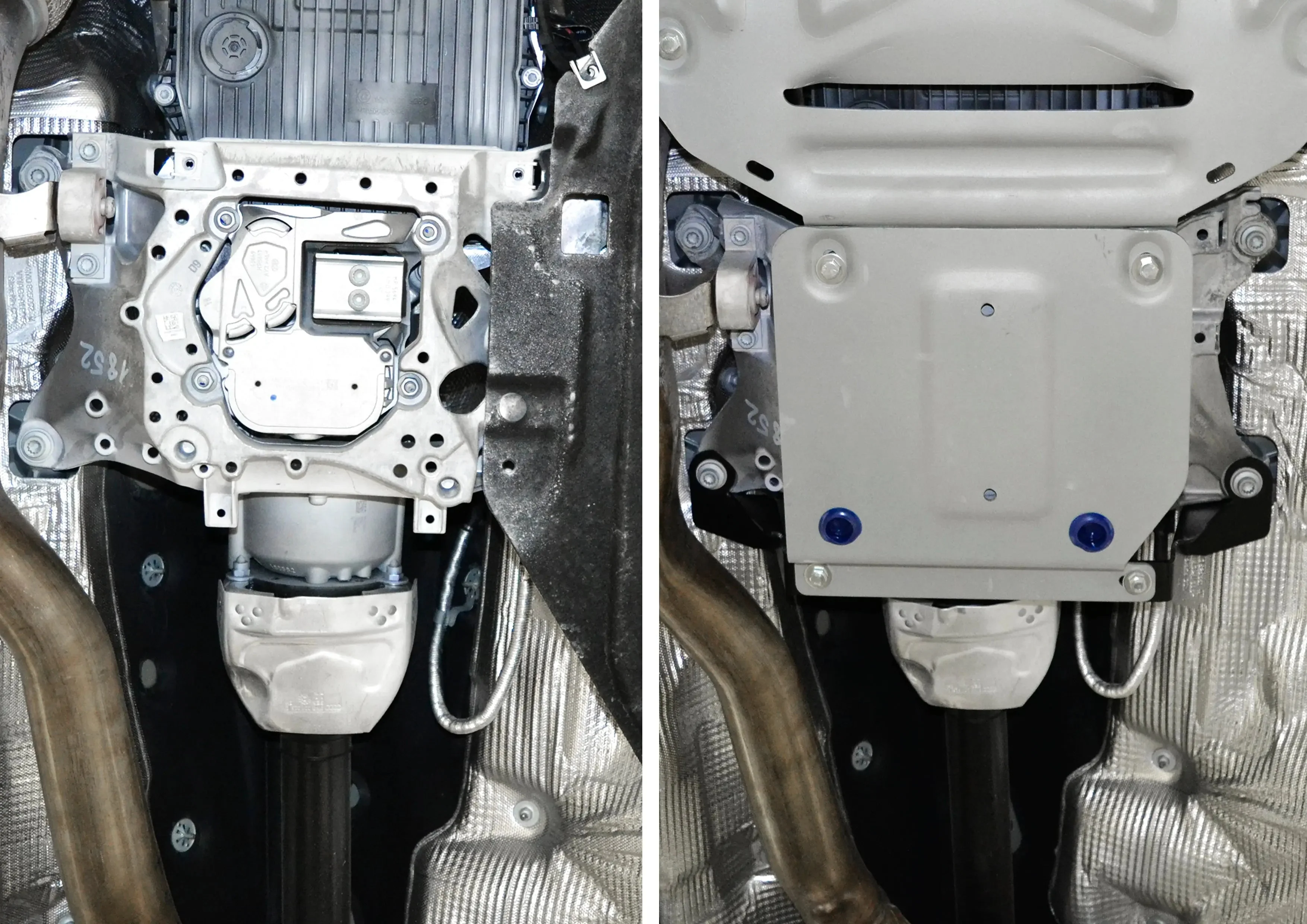 Aluminum Transfer Case Protection Plate - Volkswagen Touareg 2018-; 3 L. / Gasoline; 2 L. / Gasoline; 3 L. / Diesel - Image 3