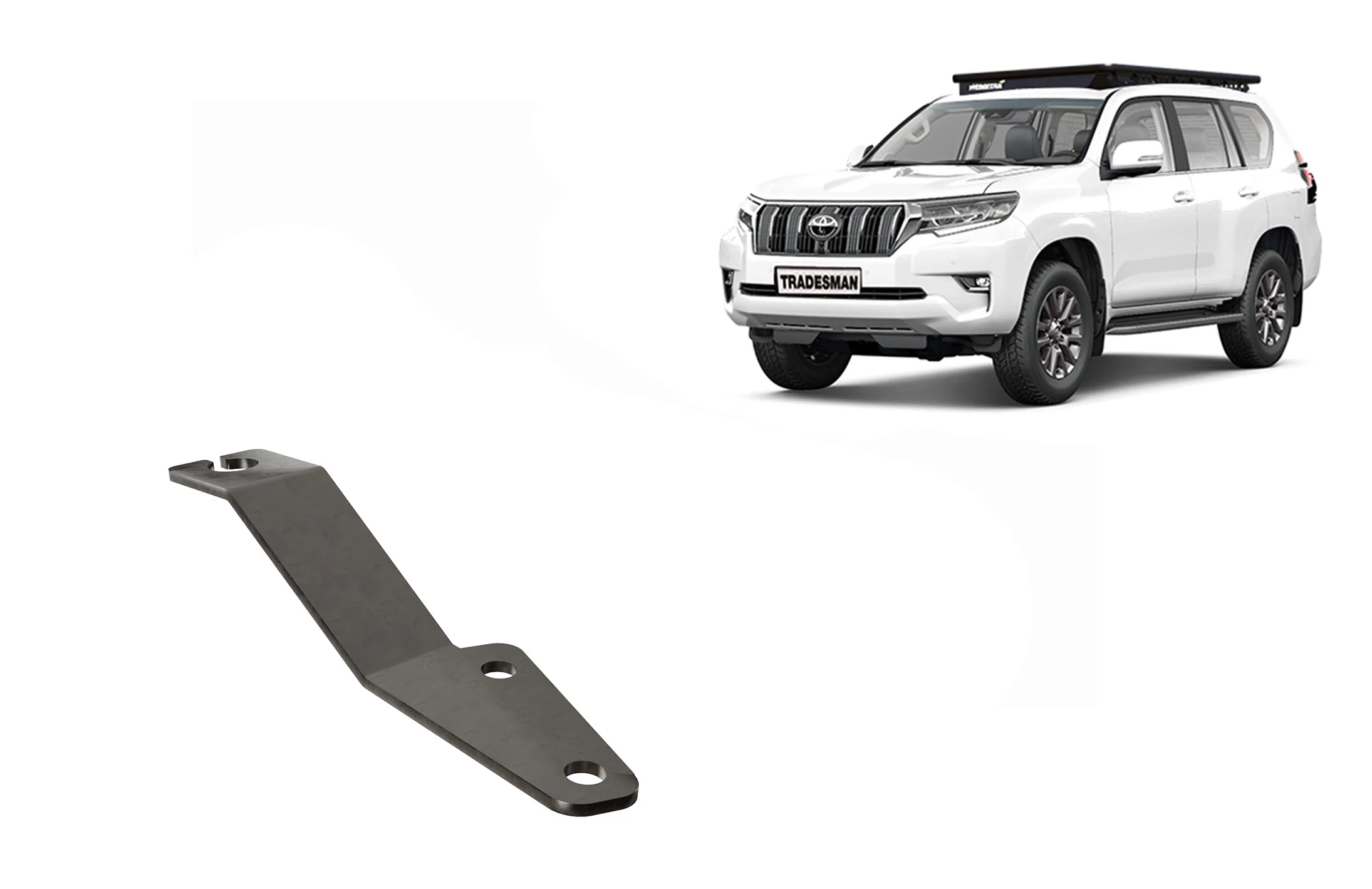 Toyota Prado 150 Bonnet Aerial Mount Wedgetail