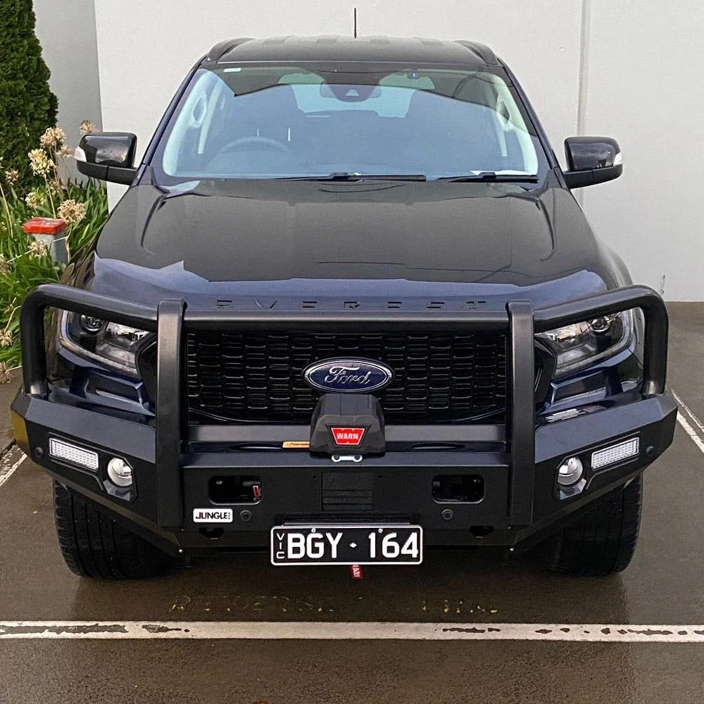 Ford Everest (2018-2021) Jungle 4x4 Commercial Bull Bar - Image 3