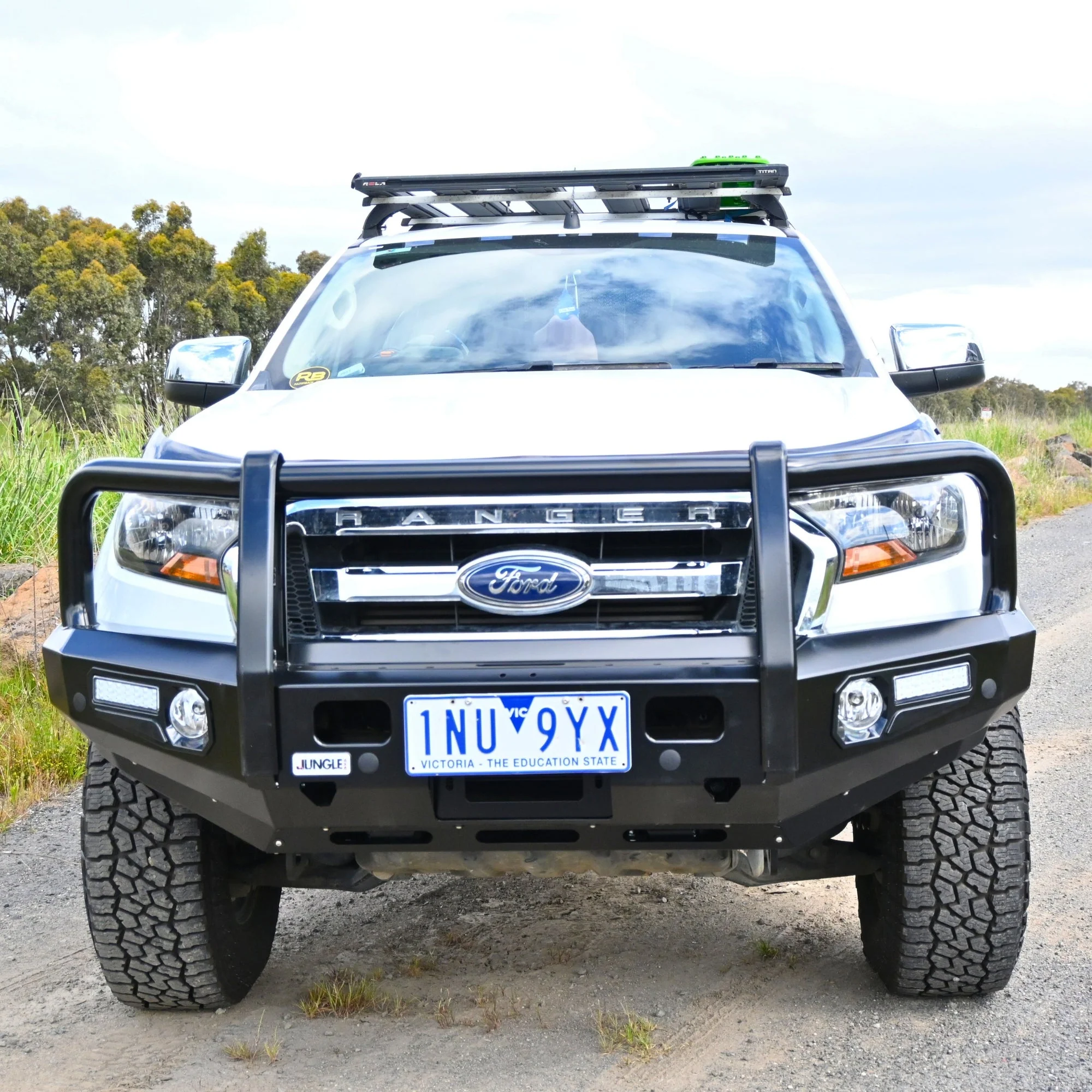 Ford Ranger (2015-2018) PX2 Jungle 4x4 Commercial Bull Bar - Image 2