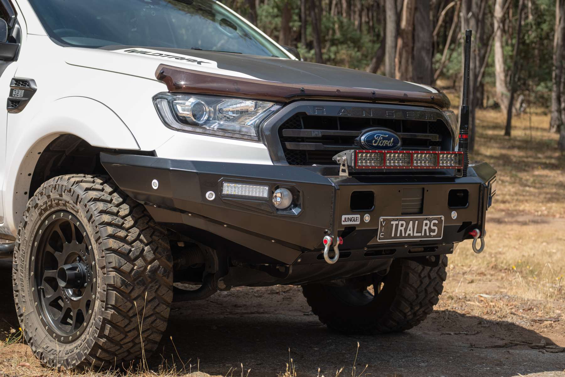 Ford Ranger (2018-2021)  PX3 Jungle 4x4 Commercial Bull Bar - Image 4