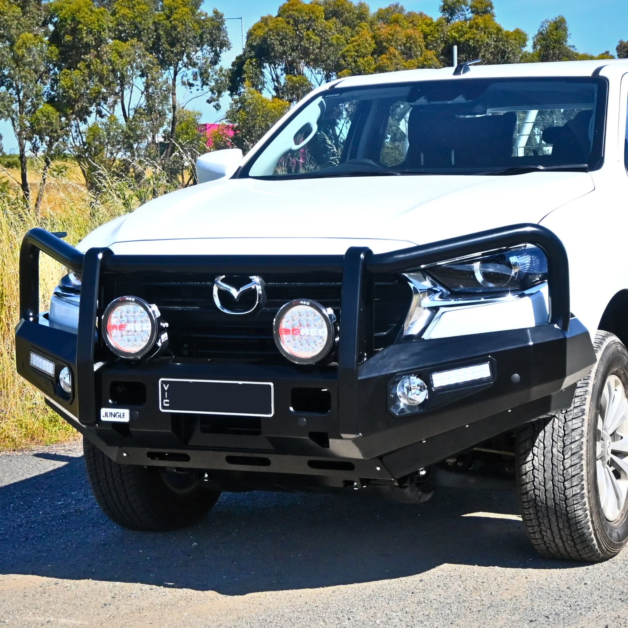 Mazda BT-50 (2020-2024) Jungle 4x4 Commercial Bull Bar - Image 2