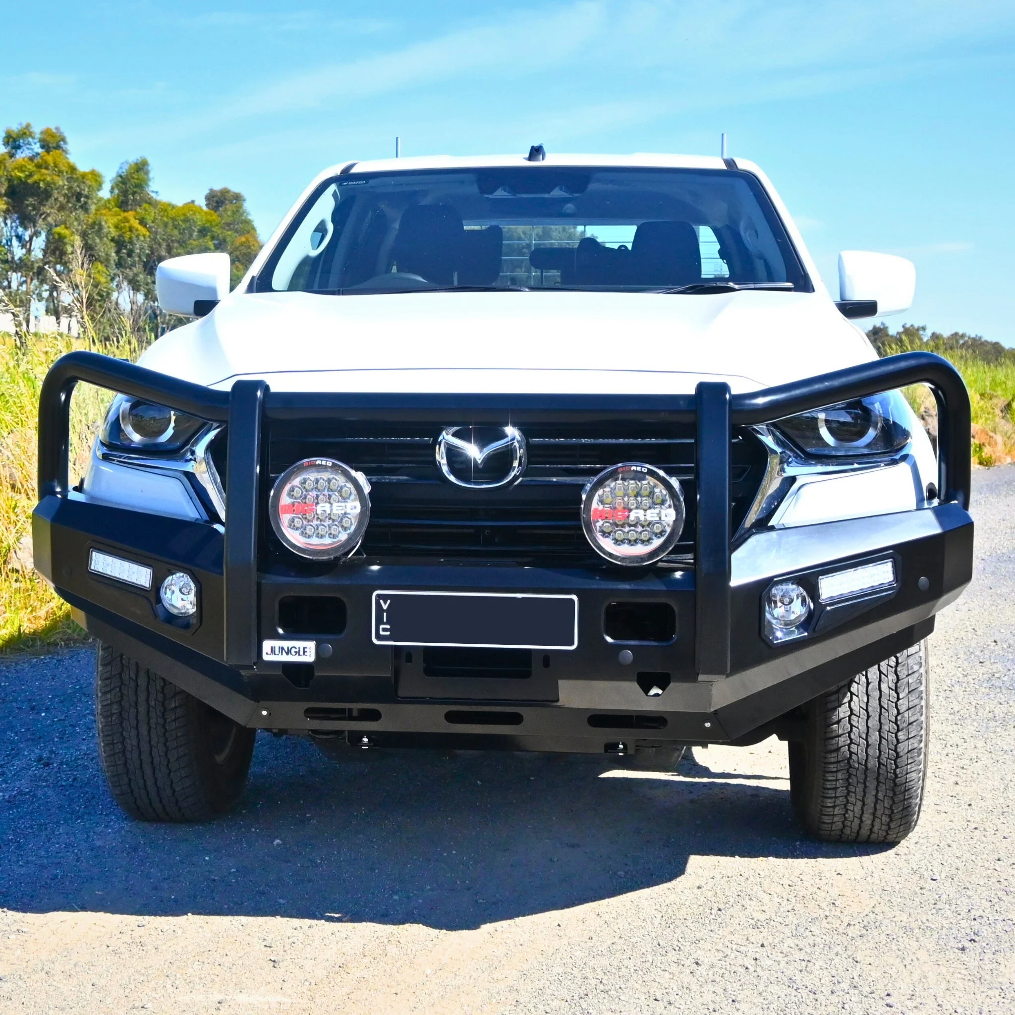 Mazda BT-50 (2020-2024) Jungle 4x4 Commercial Bull Bar - Image 3