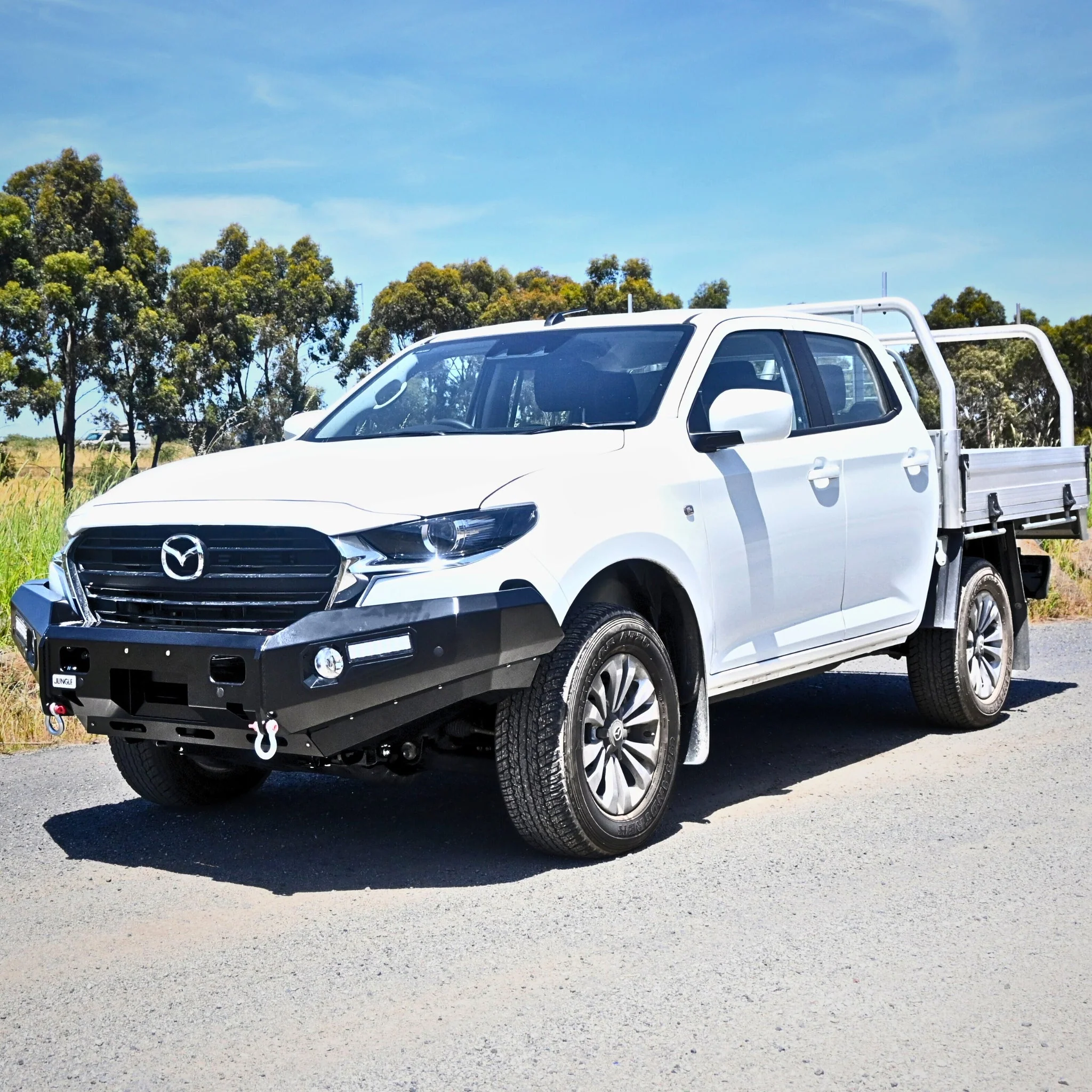 Mazda BT-50 (2020-2024) Jungle 4x4 Commercial Bull Bar - Image 4