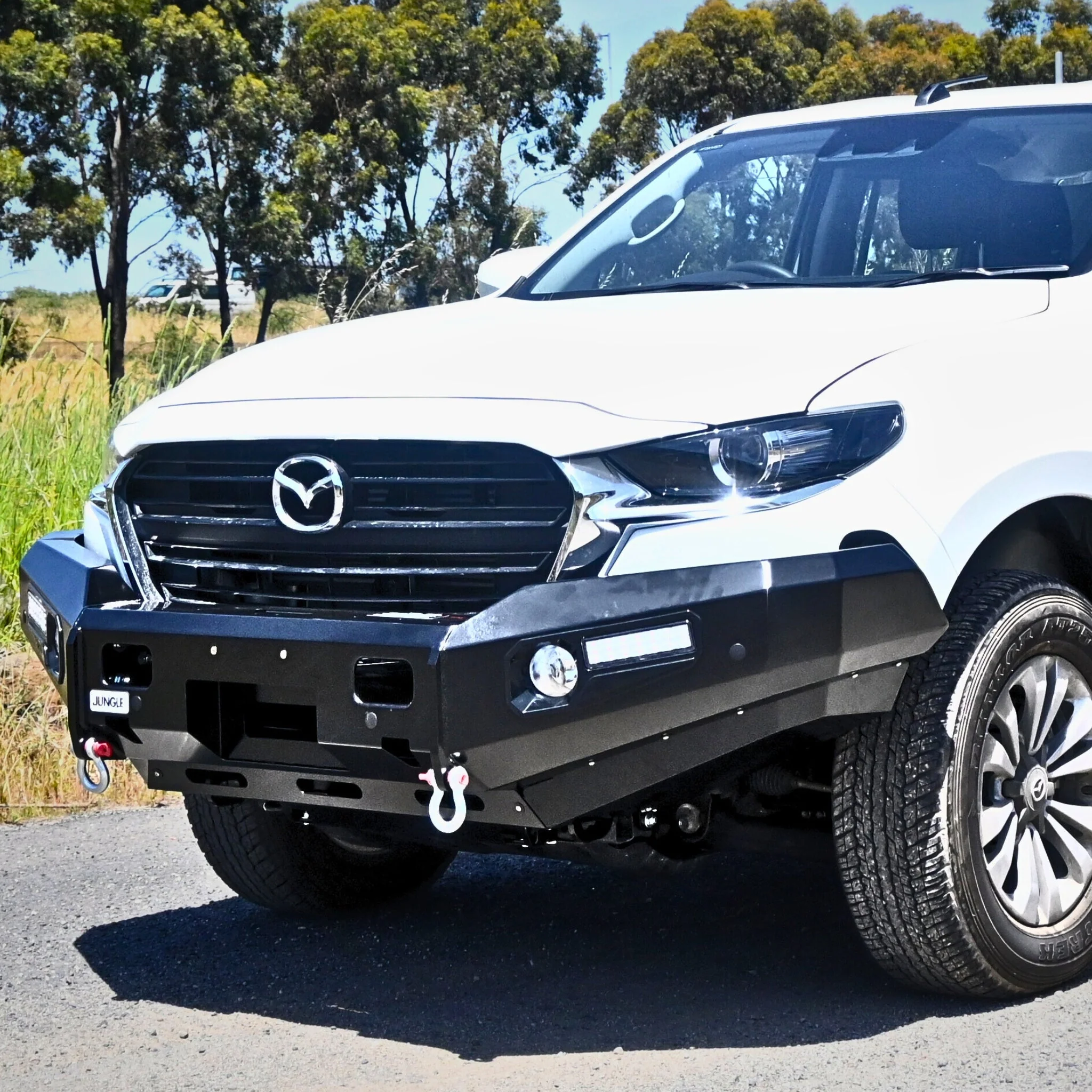 Mazda BT-50 (2020-2024) Jungle 4x4 Commercial Bull Bar - Image 5