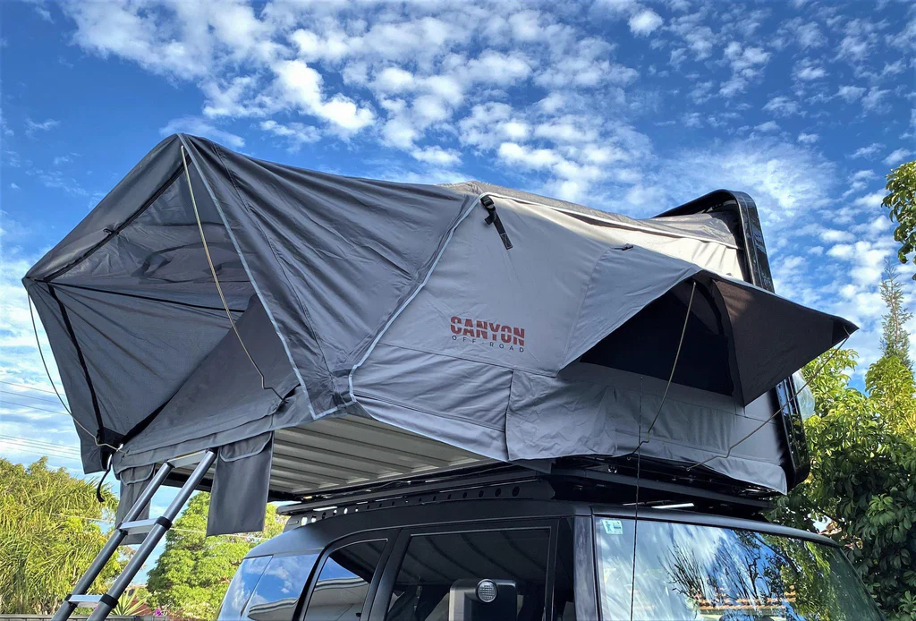 Canyon Off-Road Roof Top Tent To Suit Ford Ranger (2011-2021) Soft Shell & Hard Shell - Image 7