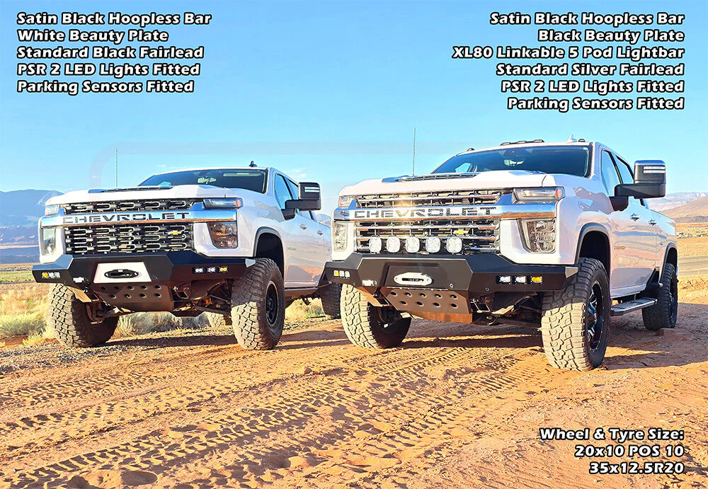 Chevrolet Silverado (2020-2023) 2500-3500 Khaos Sheet Metal Hoop Bumper - Image 10