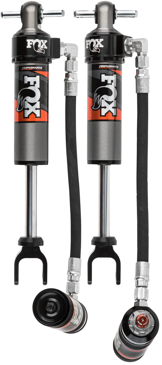 Chevrolet Silverado (2020-2024) 2500 3500 Front Shock, Fox Performance Elite Series 2.5 Reservoir Shock (Pair), Adjustable, 1.5 - 2.5 INCH Lift. - Image 3