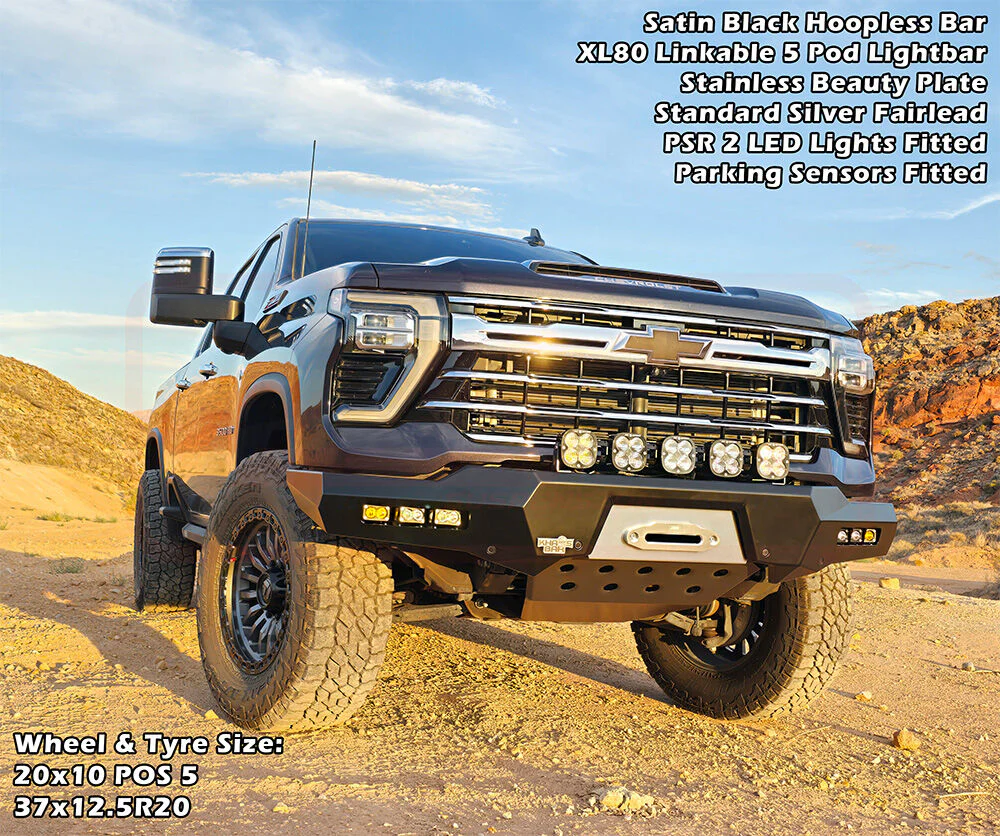 Chevrolet Silverado (2024+) 2500-3500 Khaos Hoopless Bumper - Image 10