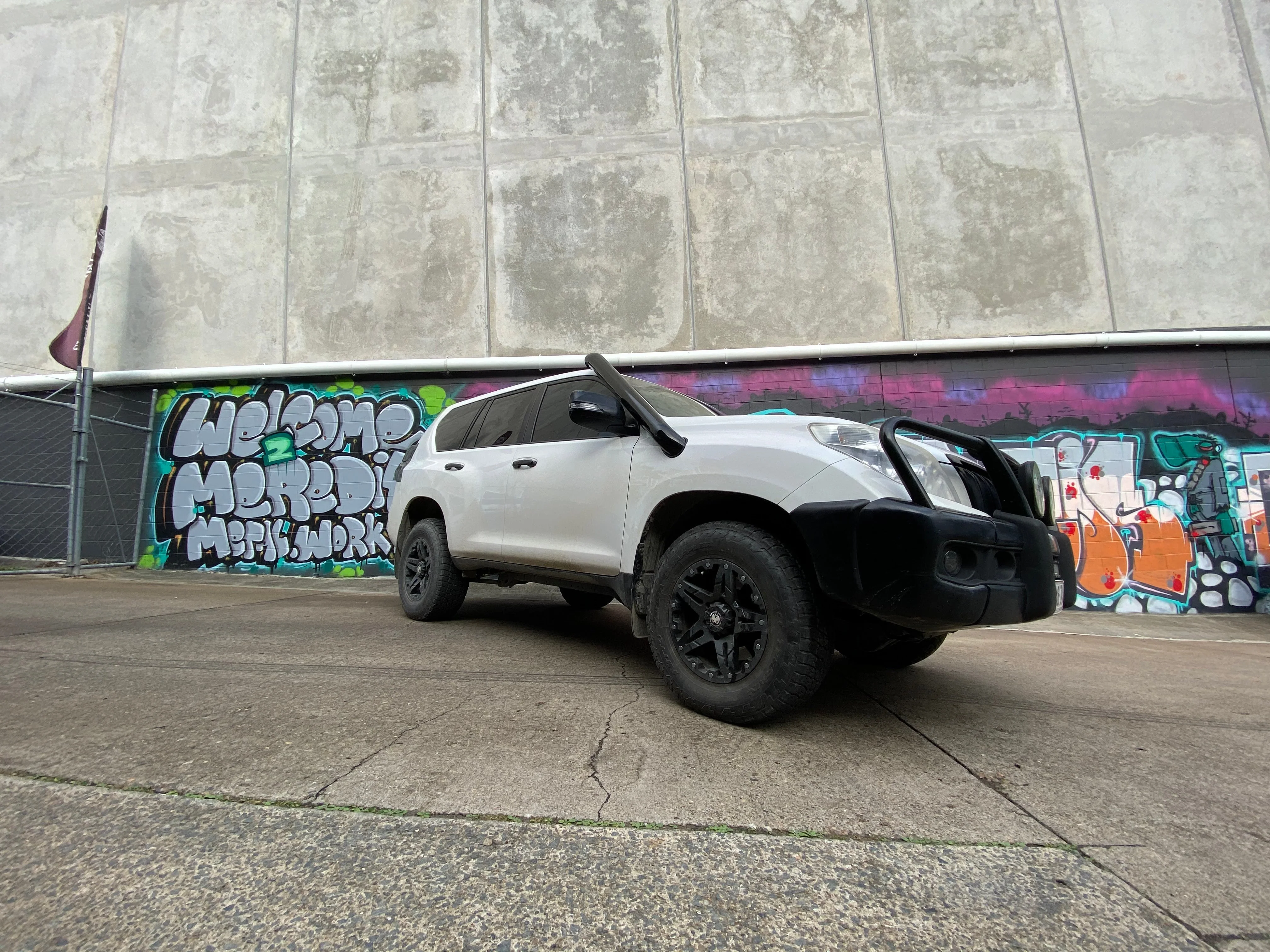 Toyota Prado (2009-2022) 150 Series LandCruiser Prado TWIN 4" Stainless Steel Snorkel Kit - Meredith Metalworks - Image 2