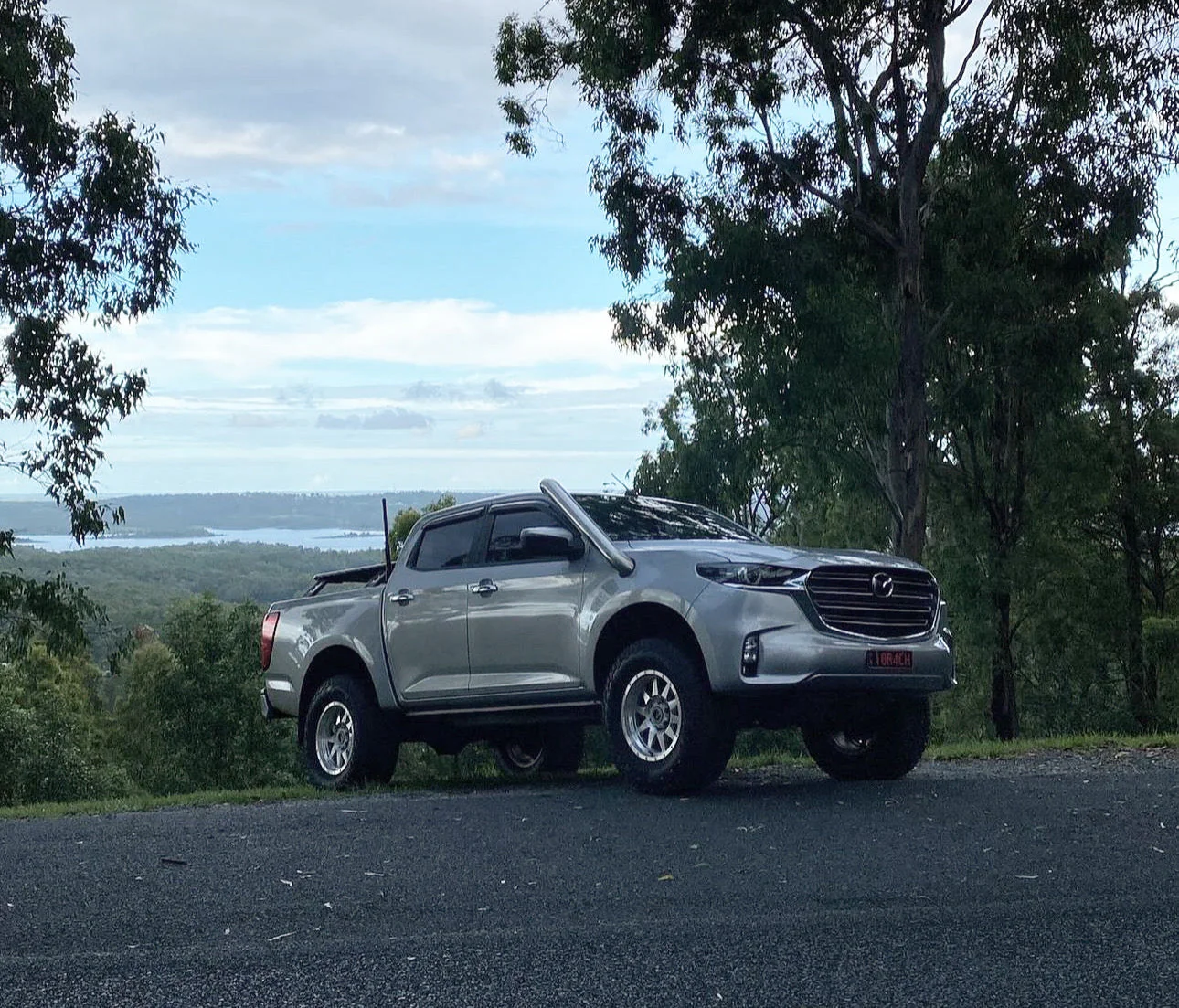 Mazda Bt-50 (2021-2025)  MAZDA BT-50 (new shape) 4" Stainless Steel Snorkel Kit - Meredith Metalworks - Image 2