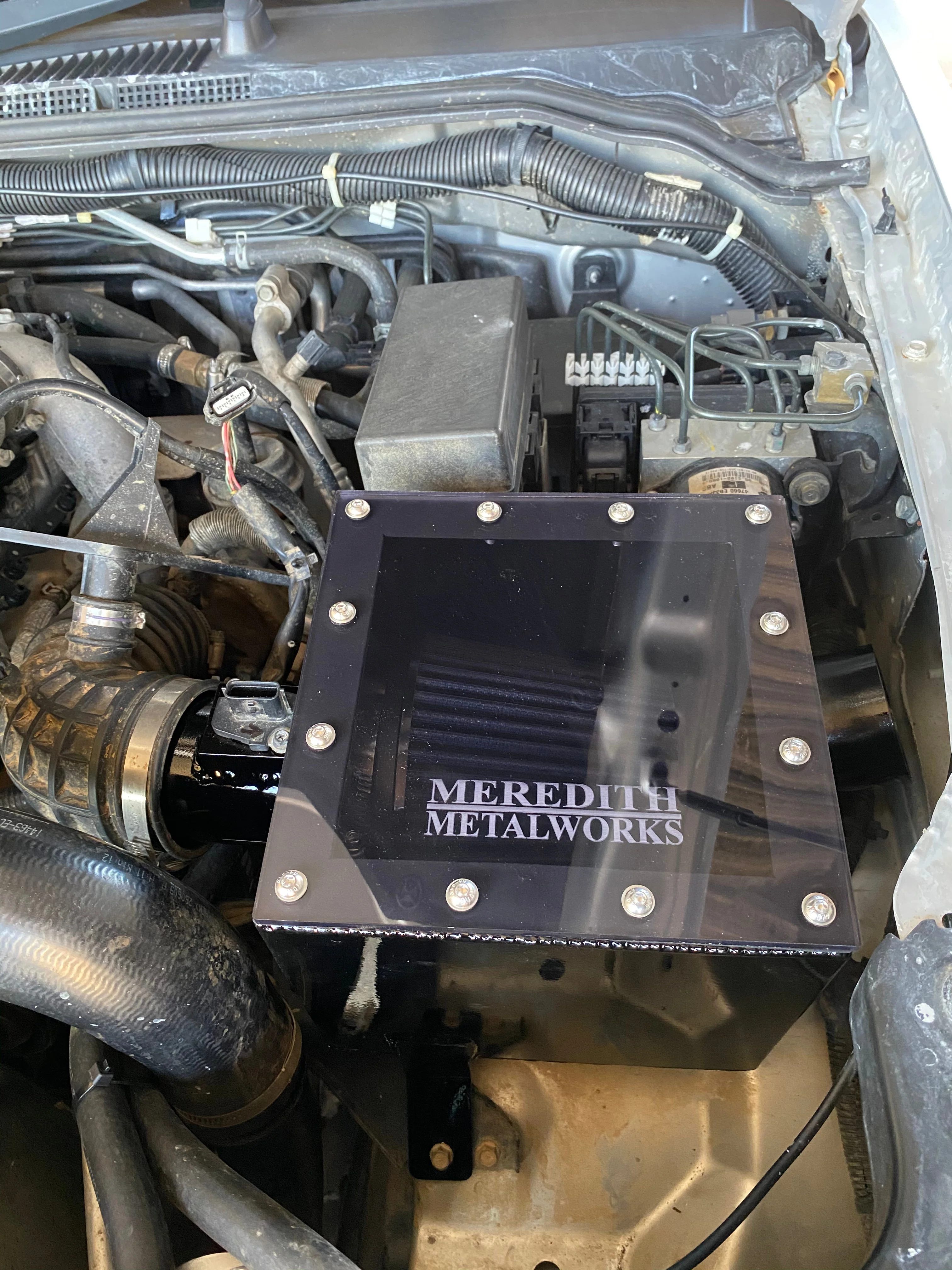 Nissan Navara (2004-2015) D40 Aluminium Airbox - Meredith Metalworks