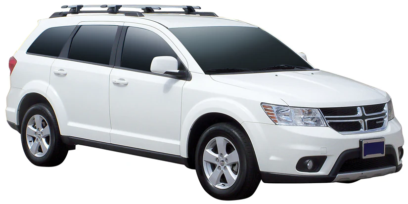 Dodge Journey (2008-2017) 5 Door SUV 2008 - 2017 (Raised Rails) Aero ThruBar Yakima Roof Rack