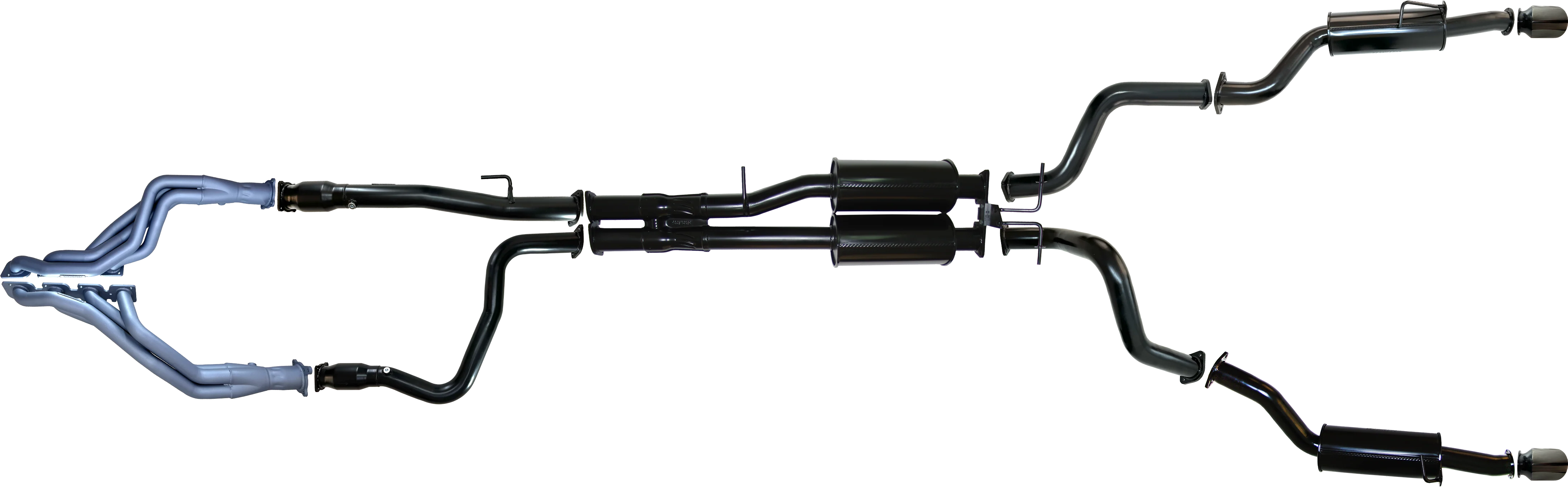 Dodge Ram (2019-2023) DT- 1500 3" Headers and Cats and Full Exhaust System with Rear Muffler Kit