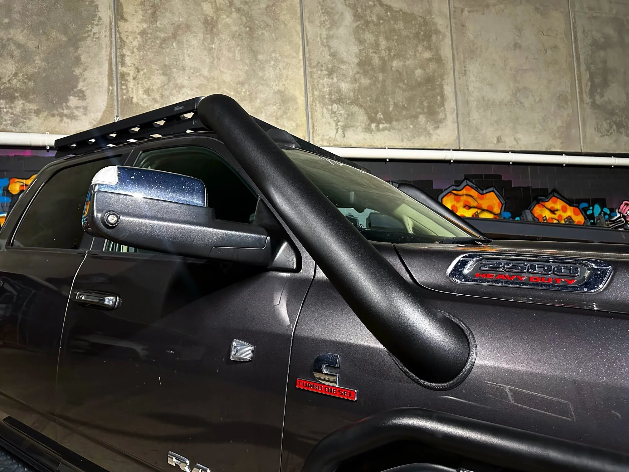 Dodge RAM (2021-2024) 2500 5TH GEN5" Stainless Steel Snorkel Kit - Meredith Metalworks - Image 3