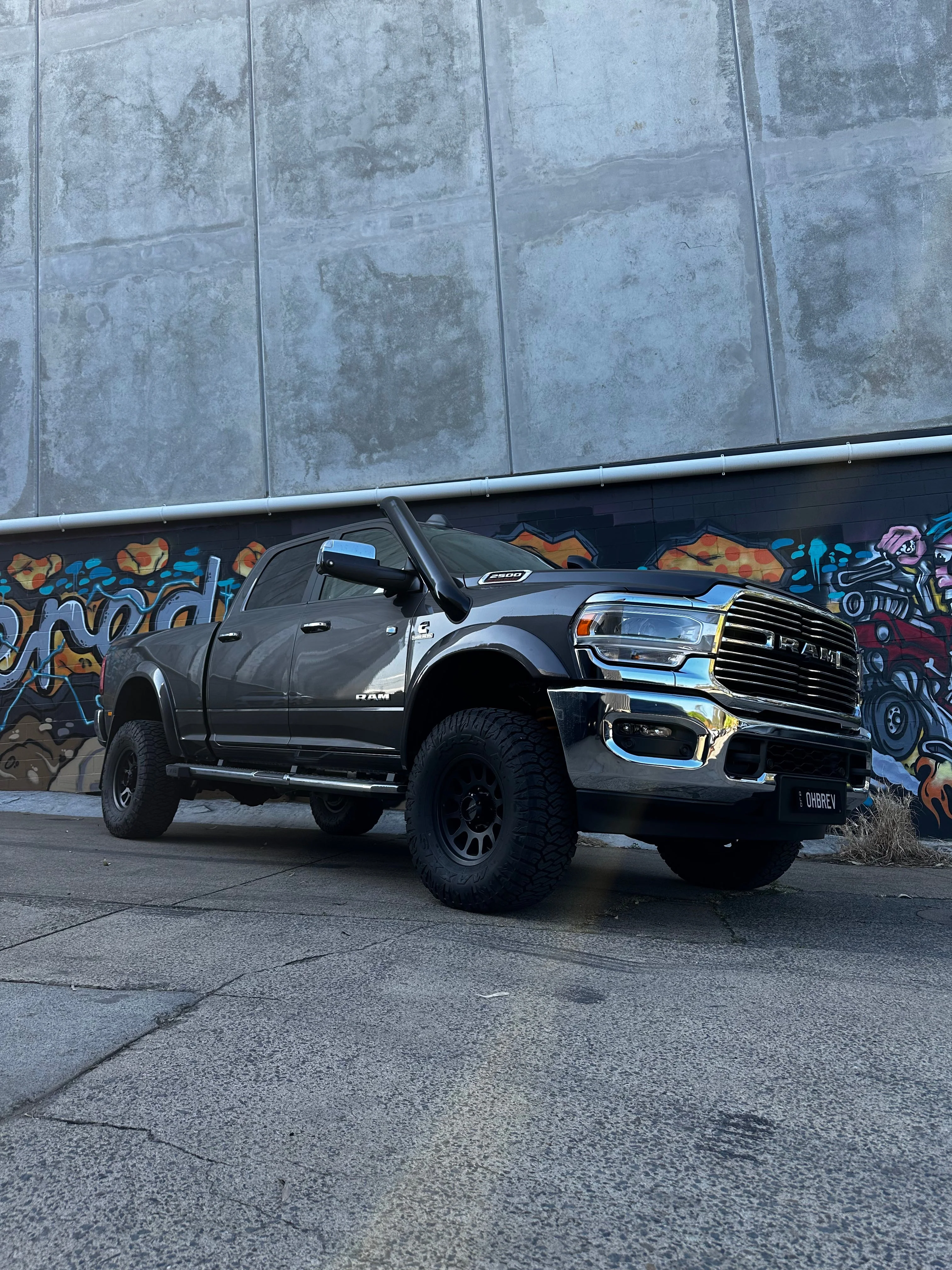 Dodge RAM (2021-2024) 2500 5TH GEN5" Stainless Steel Snorkel Kit - Meredith Metalworks - Image 5