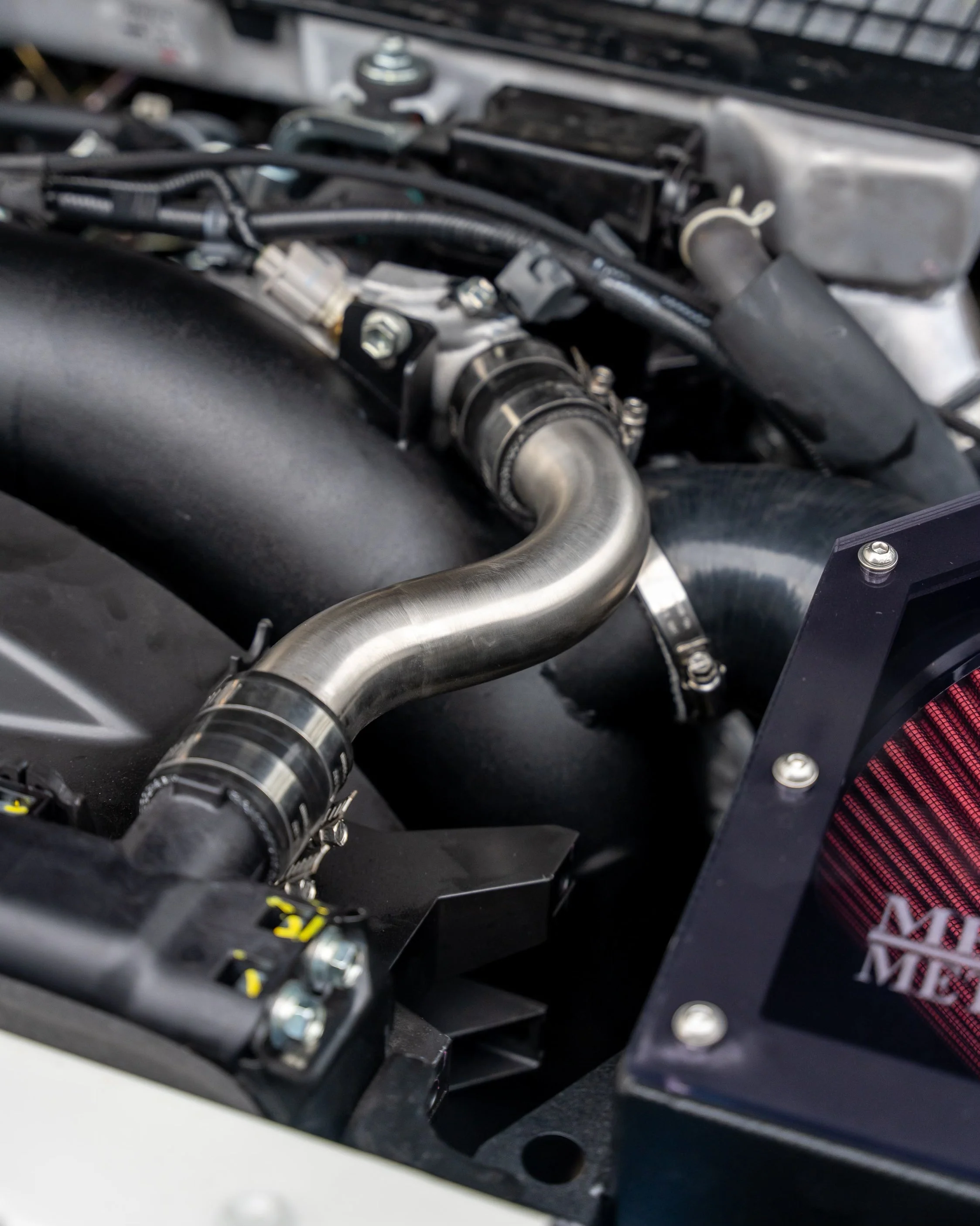 Toyota Landcruiser (1999-2022) DUAL VDJ 76/78/79 Series Landcruiser 5" Stainless Steel Snorkel Kit - Meredith Metalworks - Image 3