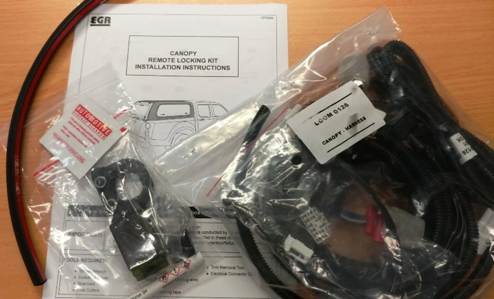 Isuzu D-Max (2012-2016) EGR AUTO EGR Canopy Remote Locking Kit - Isuzu D-Max 2012-2019
