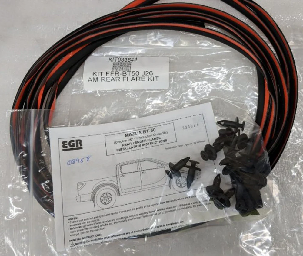 Mazda BT-50 (2011-2015) EGR AUTO EGR Fender Flares Fitting Kit - Mazda BT-50 (2011-17)