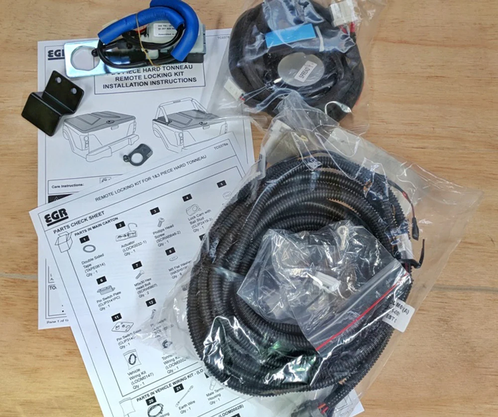 Ford Ranger (2011-2015) EGR AUTO EGR Hard Lid Remote Locking Kit - Ford Ranger (PX/PXII/PXIII)