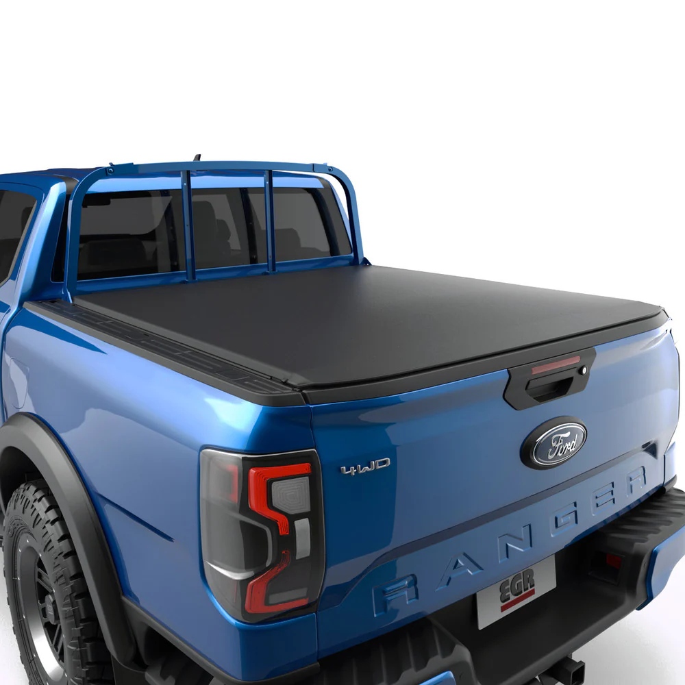 Ford Ranger (2022+) EGR AUTO EGR Soft Tonneau Cover (Clearance) - Extra Cab w/ Cabin Guard - Ford Ranger RA 2022-Onwards