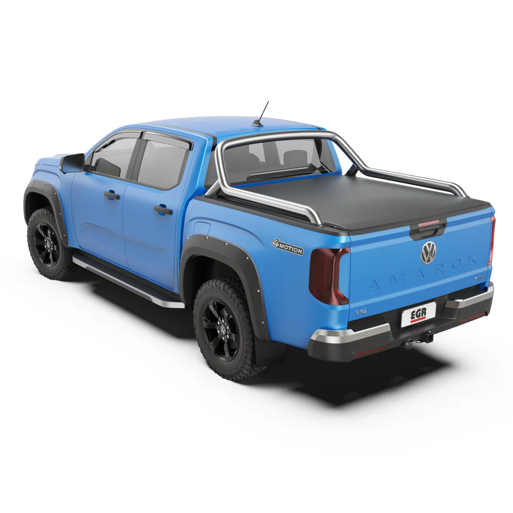 Volkswagen Amarok (2023-2025) EGR AUTO EGR Soft Tonneau Cover - Suits Double Cab 'Style & Panamerica' - Long Leg Sports Bar - Volkswagen Amarok NF 2023-Onwards - Image 2