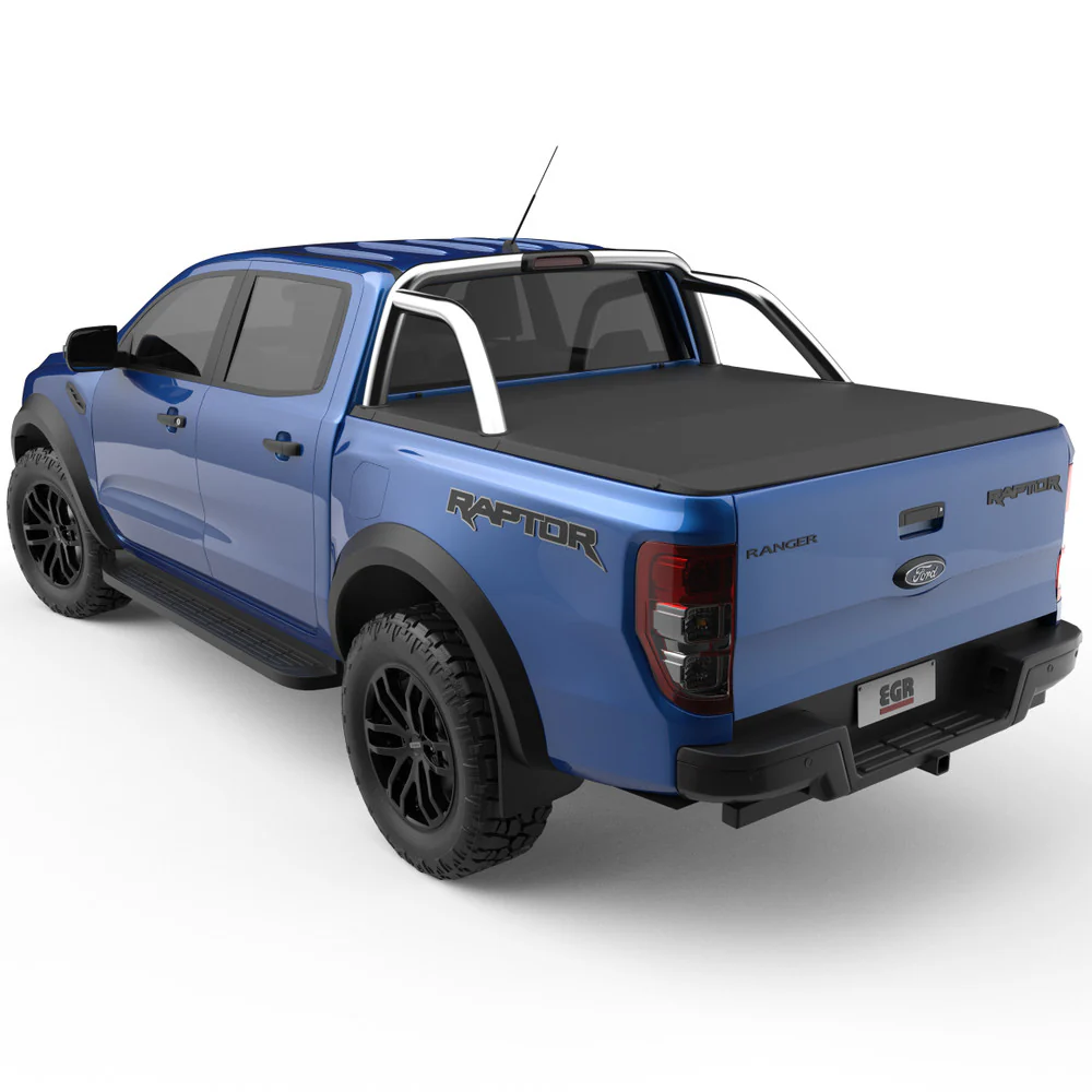 Ford Ranger (2022+) EGR AUTO EGR Soft Tonneau Cover - XLT Sports Bars - Ford Ranger Raptor PX - Image 2