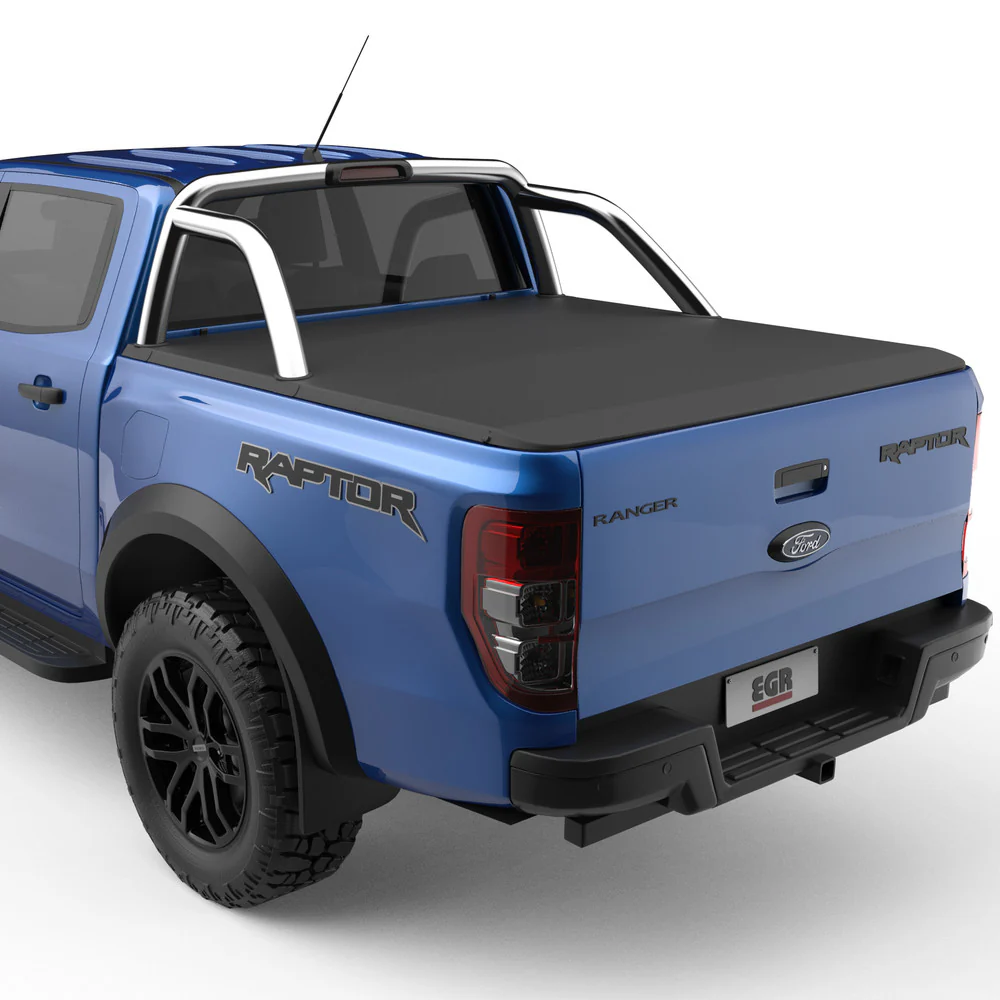 Ford Ranger (2022+) EGR AUTO EGR Soft Tonneau Cover - XLT Sports Bars - Ford Ranger Raptor PX - Image 5