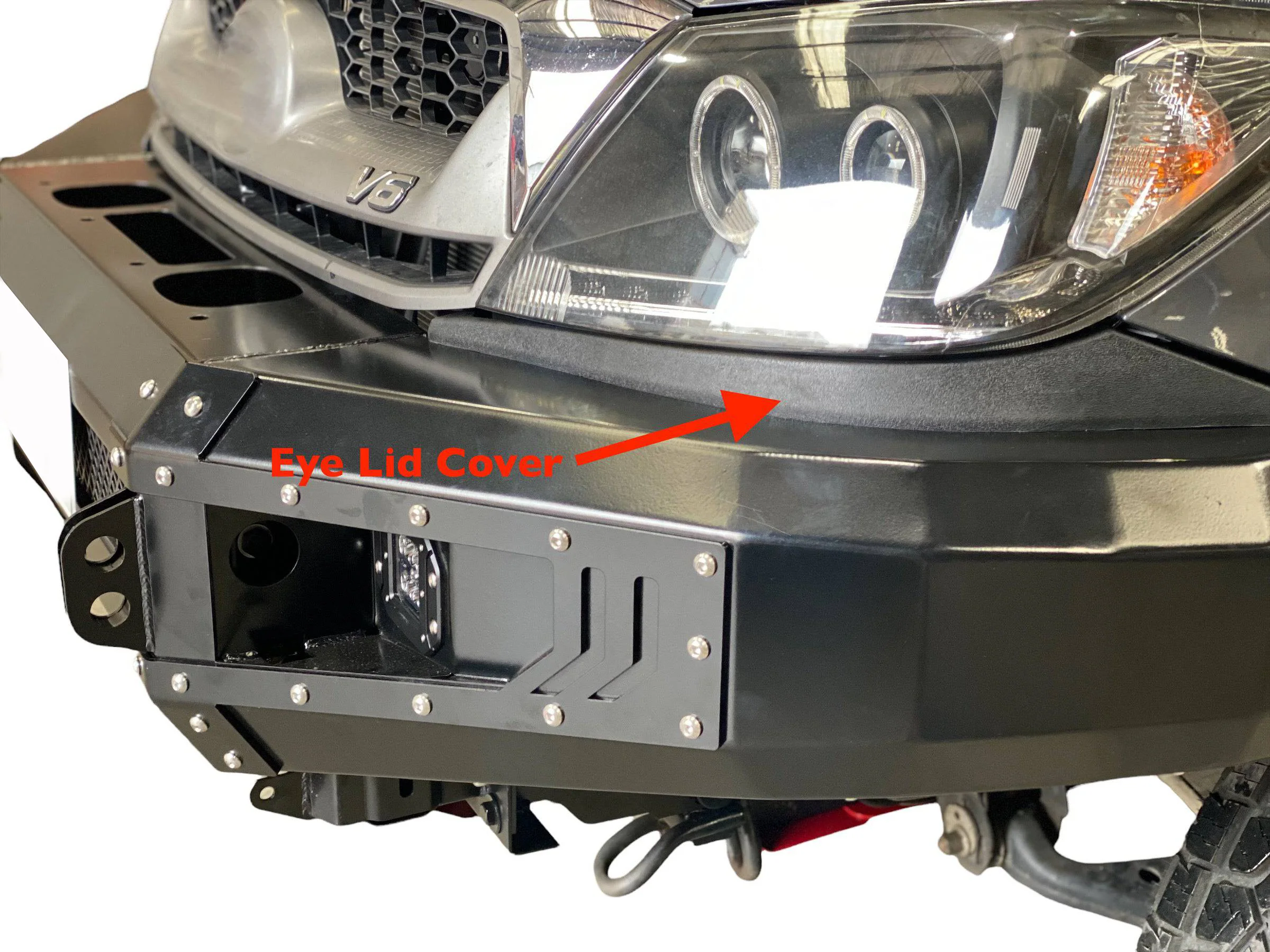 Pair Of Eye Lid Covers Suits Toyota Hilux Steel Bullbars -SALE