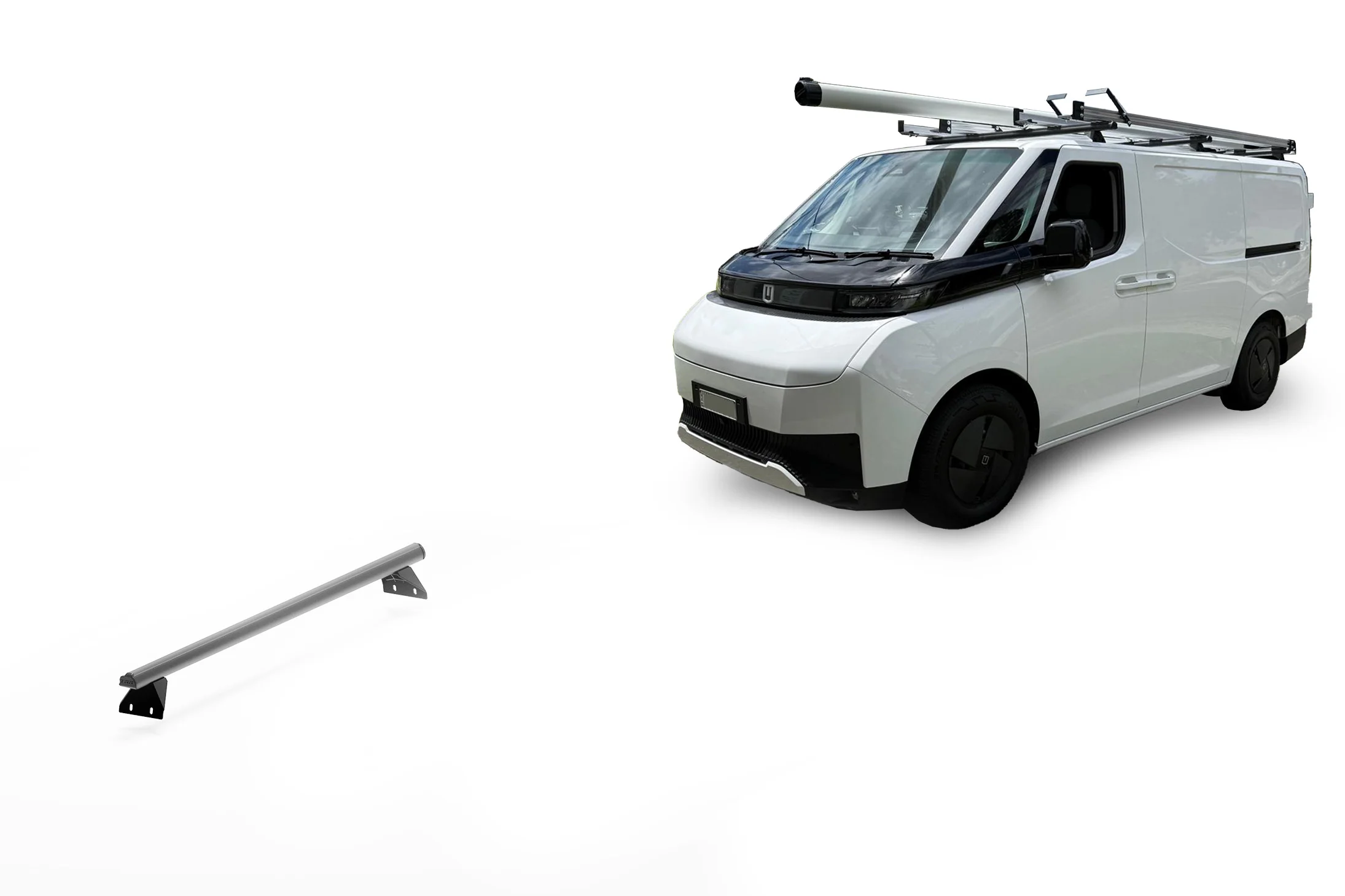 Farizon Supervan LWB L/Roof (2025 – Current) Trademax Crossbars x 1 Wedgetail