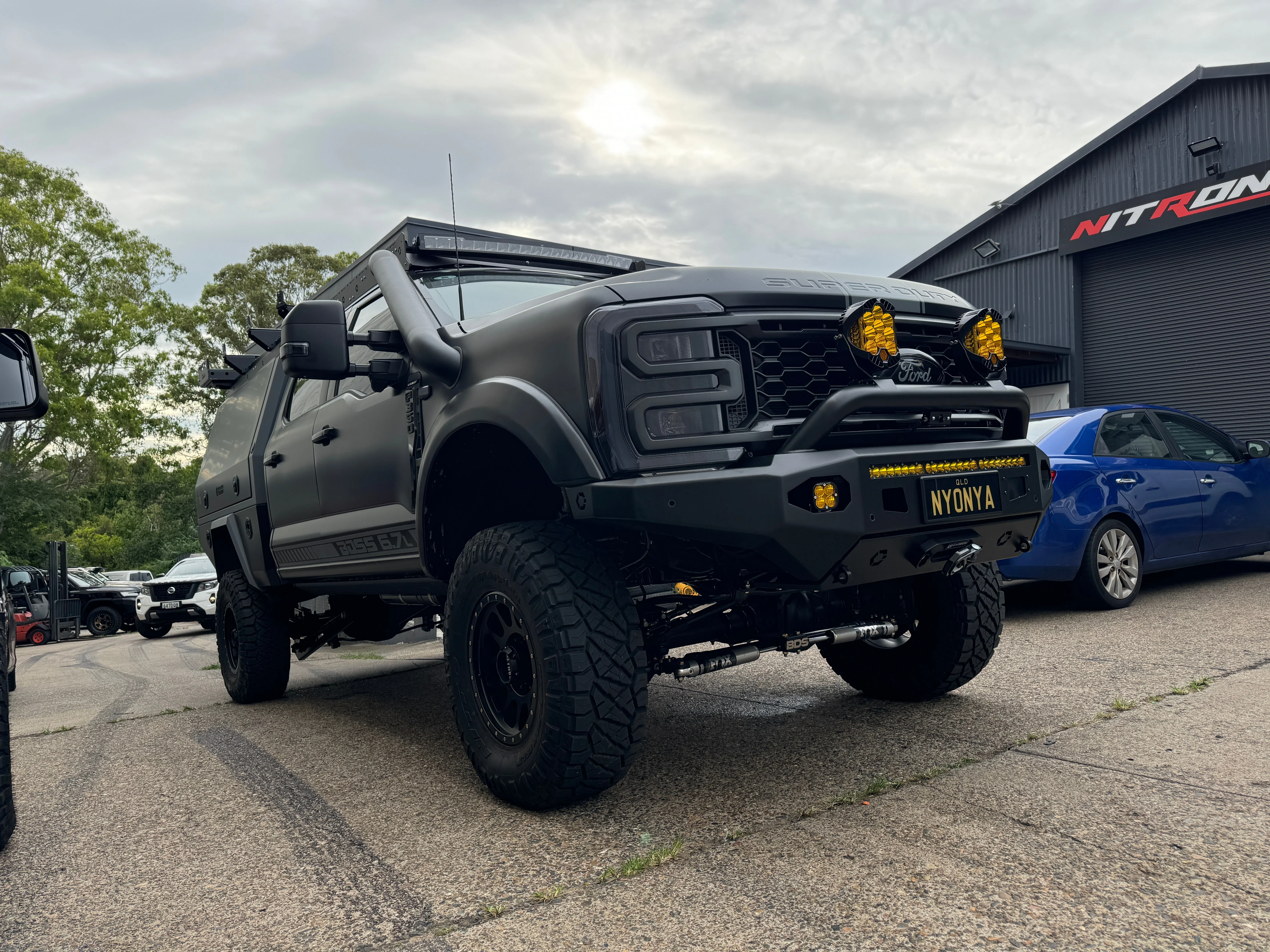 Ford F250/F350 (2024) Power Stroke 5" Stainless Steel Snorkel and Airbox Kit