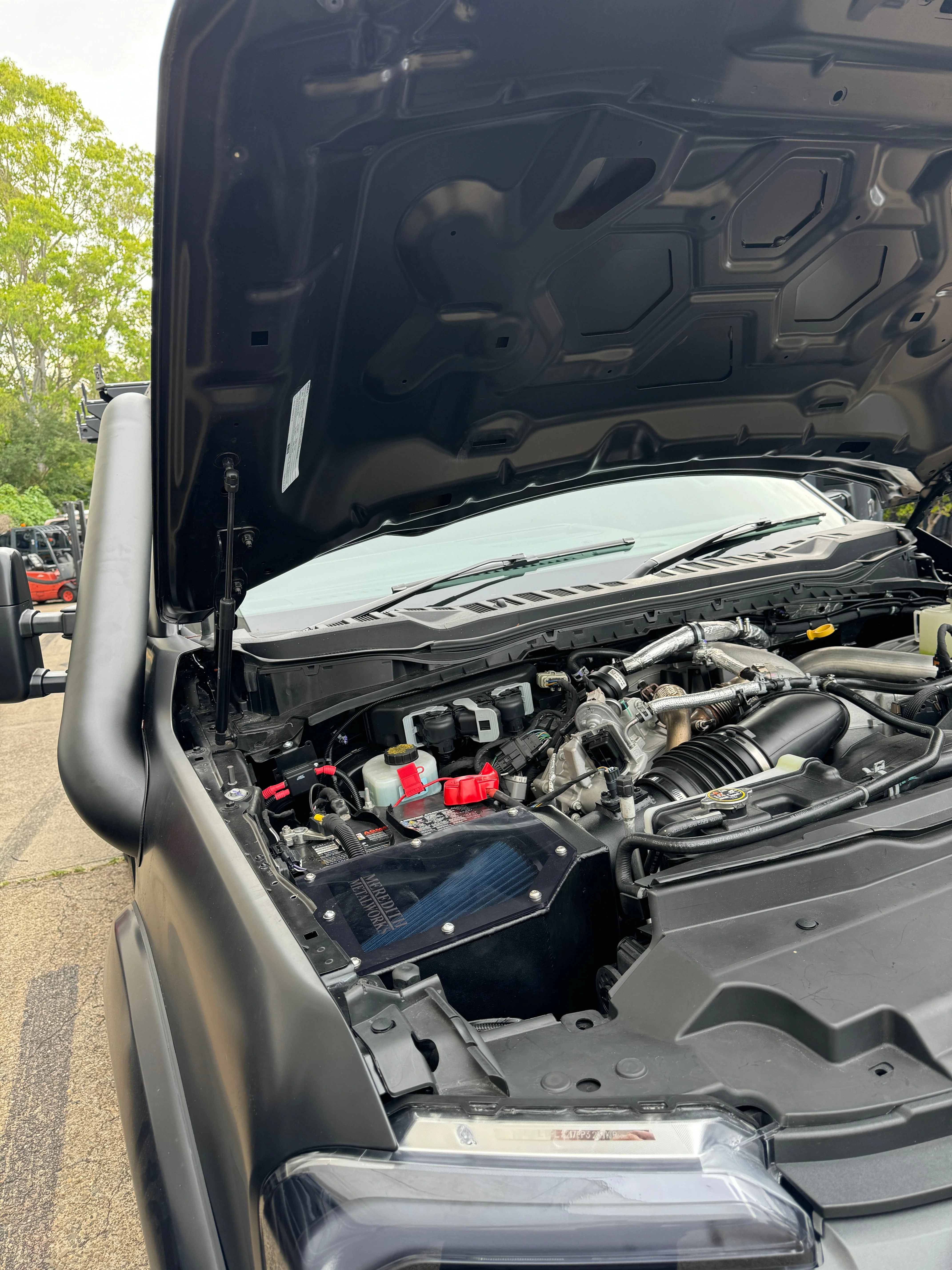 Ford F250/F350 (2024) Power Stroke 5" Stainless Steel Snorkel and Airbox Kit - Image 3