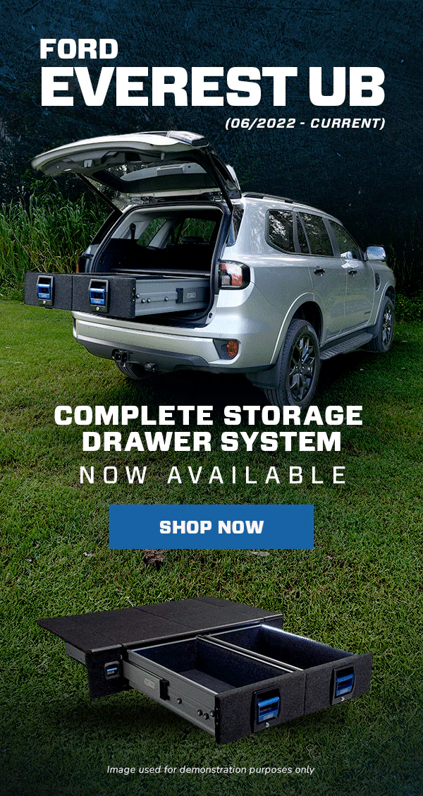 Ford Everest (2022+) UB (05/2022+) MSA Double Storage Drawer System - Image 2
