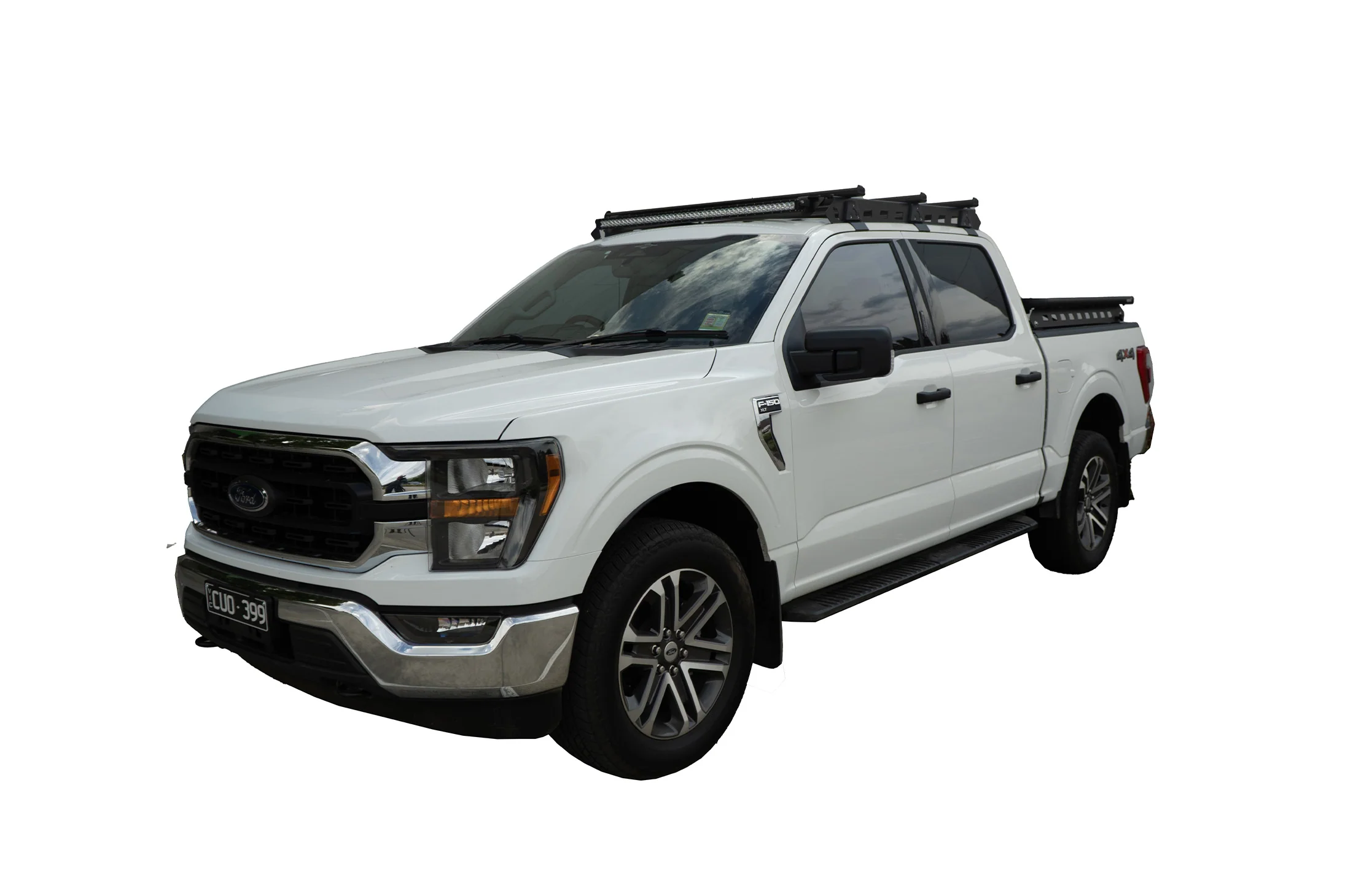 Ford F-Series 150 Dual Cab SWB (2021 – Current) Trademax Crossbars x 3 Wedgetail - Image 2