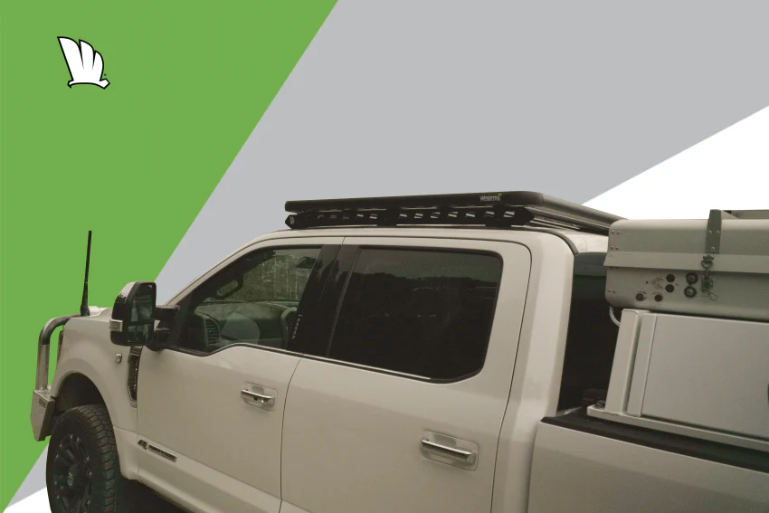Ford F250 F350 F450 (2017-2025) Dual Cab Wedgetail Platform Roof Rack - Image 4