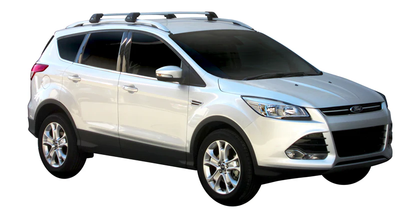 Ford Kuga (2013-2016) 5 Door SUV May 2013 - 2016 (Raised Rails) Aero FlushBar Yakima Roof Rack