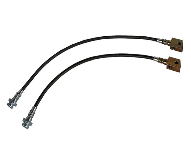 Ford Maverick (1988-1994) Superior Engineering Brake Lines Braided 2-3 Inch (50-75mm) Front Suitable For Patrol GU(4.8lt with ABS) (Pair) - SSC-GUBR48A3F