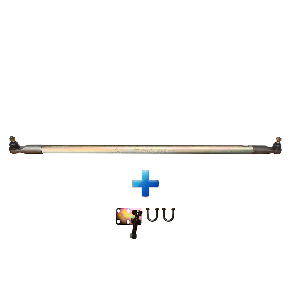 Ford Maverick (1988-1994) Superior Engineering Superior Drag Link Hollow Bar 0-3 Inch (0-75mm) Lift with Nissan Genuine Tie Rod Ends Suitable For Nissan Patrol GQ Adjustable (Eye-Eye Bracket) - GQMDL03EE-NG