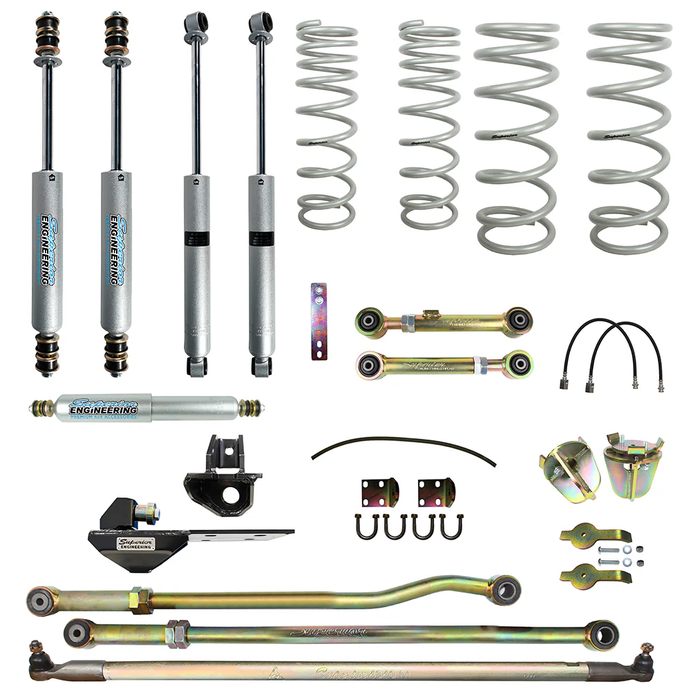 Ford Maverick Series 1 [1988 - 1994] Wagon All 4.2ltr Superior Engineering 6 Inch (150mm) Lift Kit Suitable For Nissan Patrol GQ - SUP-GQ-KIT-6INCH