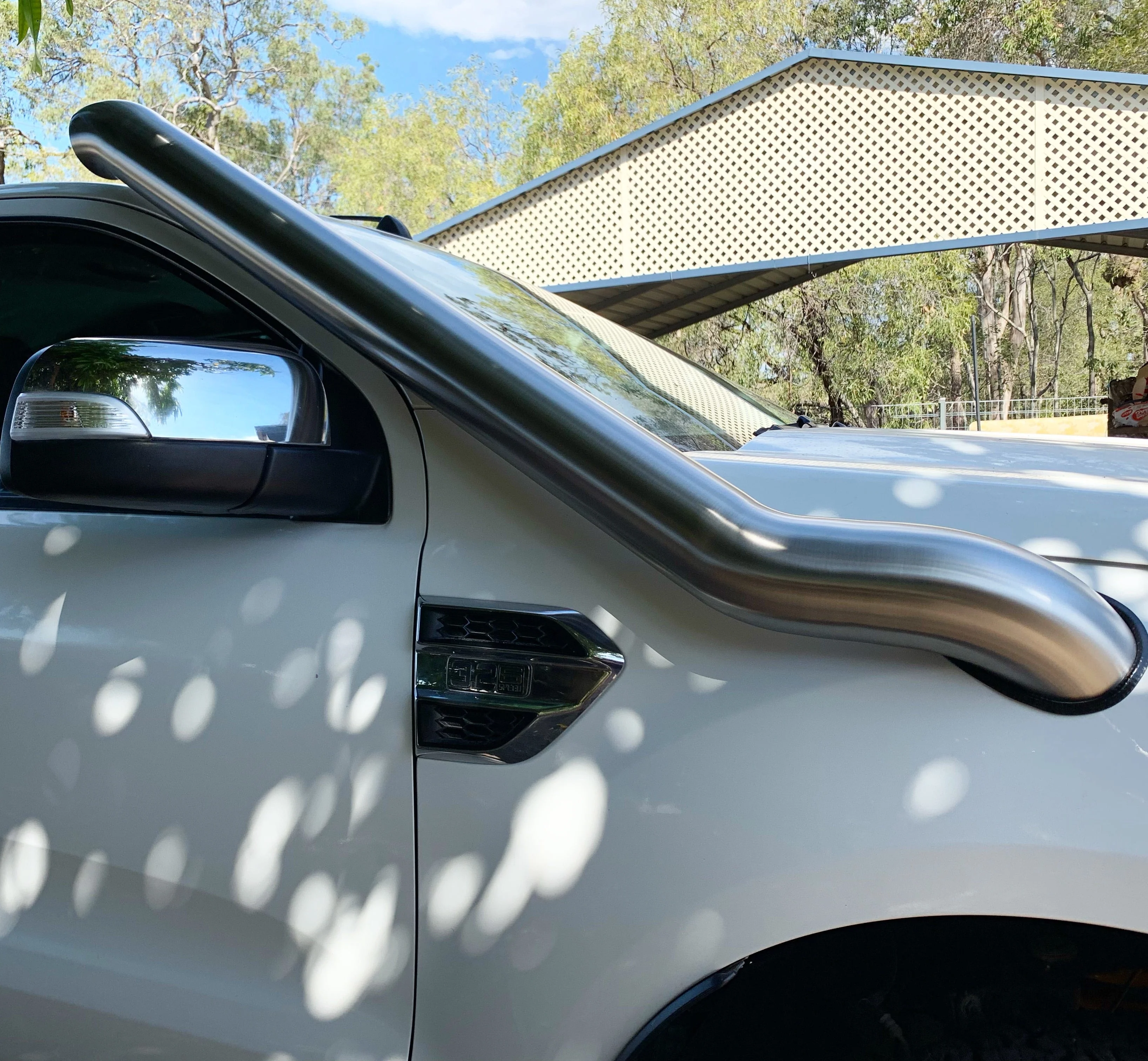PX MK3 RANGER/WILDTRAK 2.0L BI-TURBO 4" Stainless Steel Snorkel Kit - Image 5