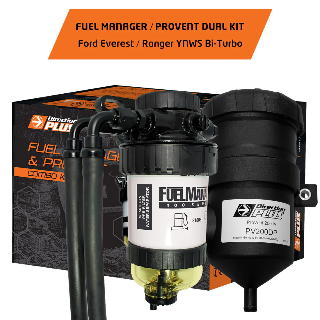 Ford Everest (2019-2022) 2.0L YNWS TURBO DIESEL CATCH CAN PRE-FILTER KIT & OIL SEPARATOR COMBO - Image 3