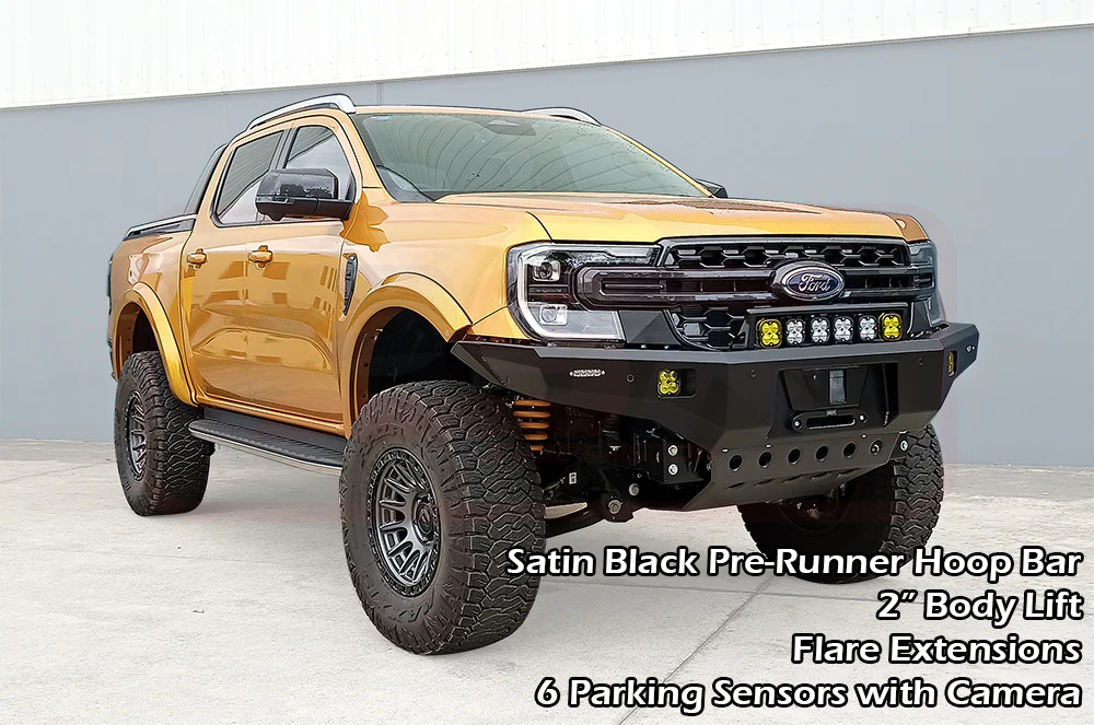 Ford RANGER (05/2022 - ON) NEXT GEN Ambush Pre-Runner Hoop Bullbar